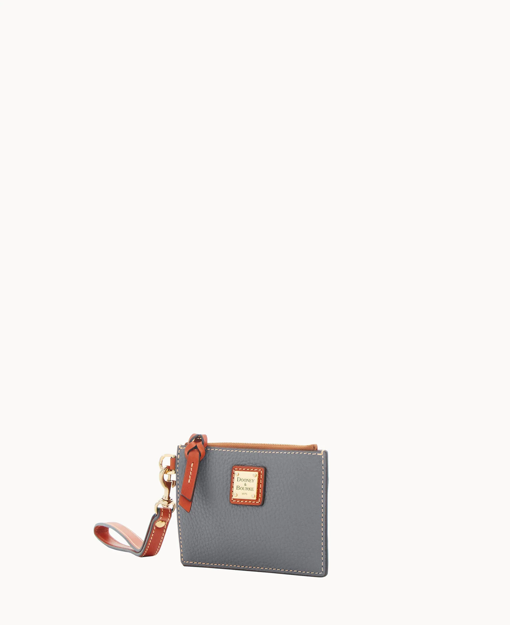 Pebble Grain Zip Top Credit Card Wristlet - Image 126