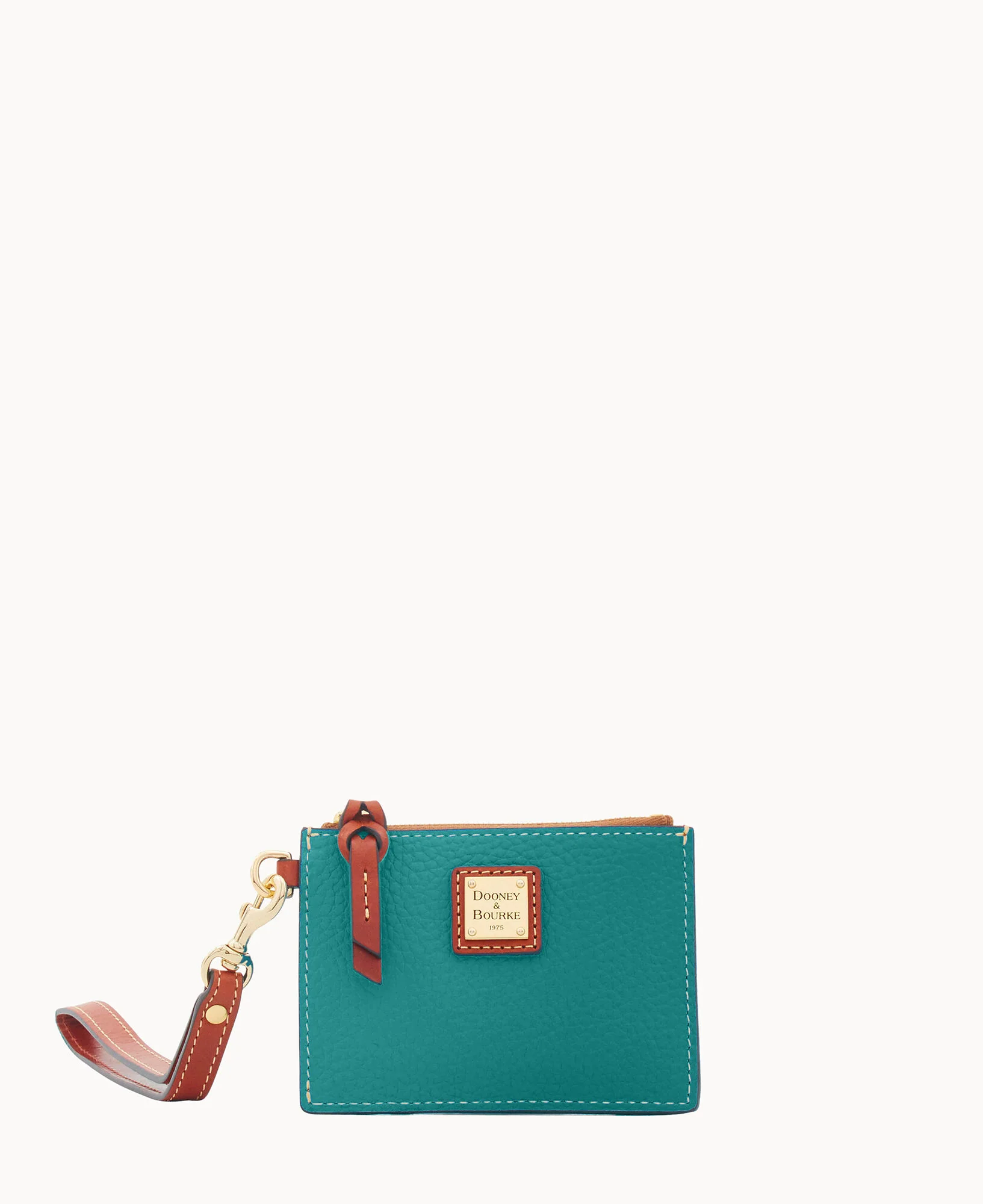Pebble Grain Zip Top Credit Card Wristlet - Image 129