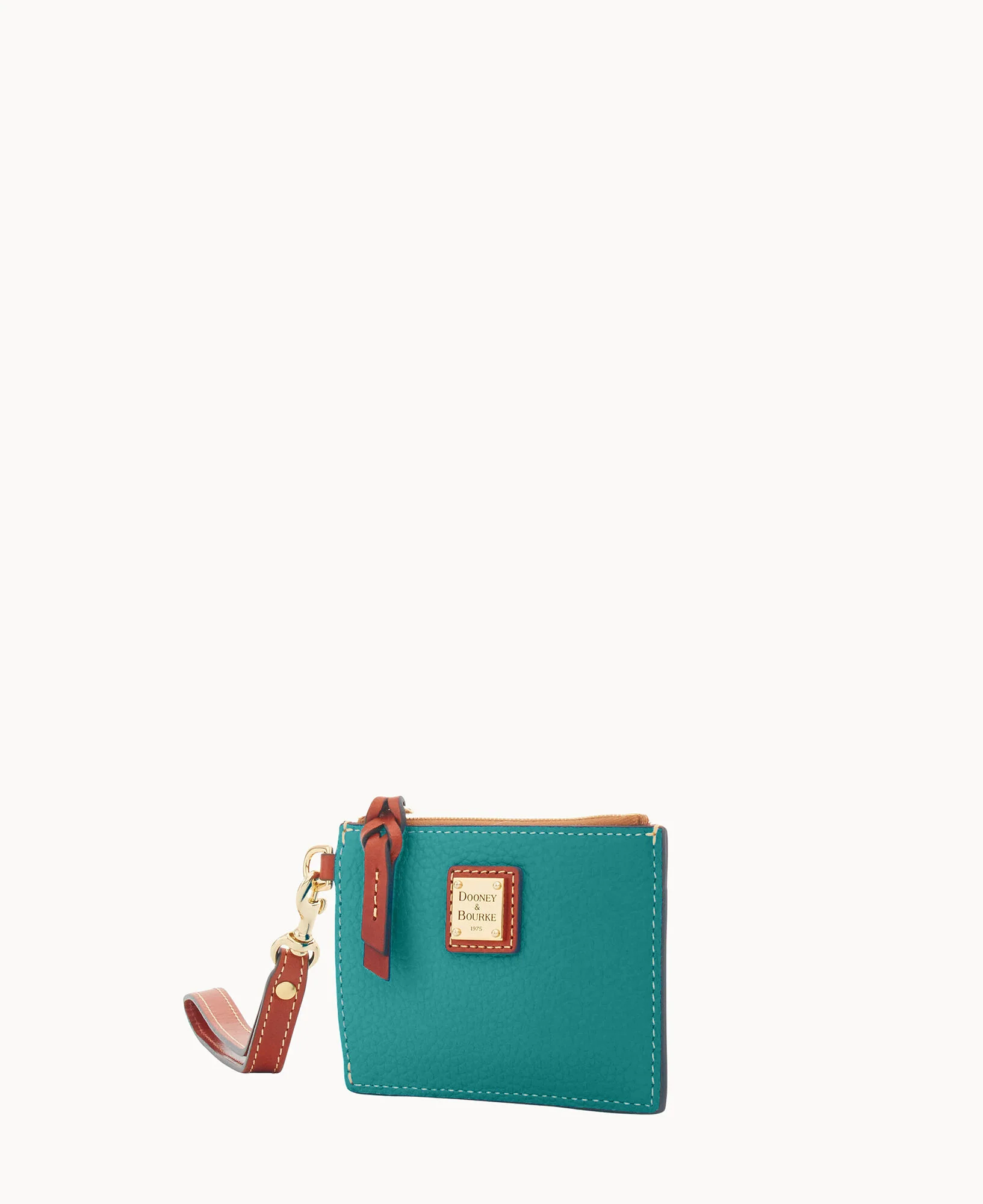 Pebble Grain Zip Top Credit Card Wristlet - Image 130