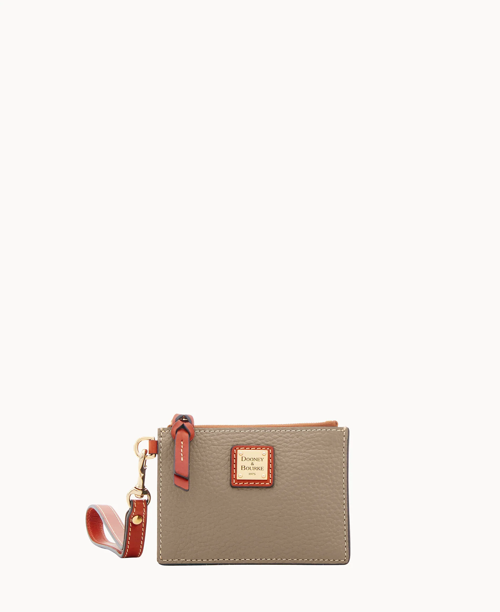 Pebble Grain Zip Top Credit Card Wristlet - Image 133
