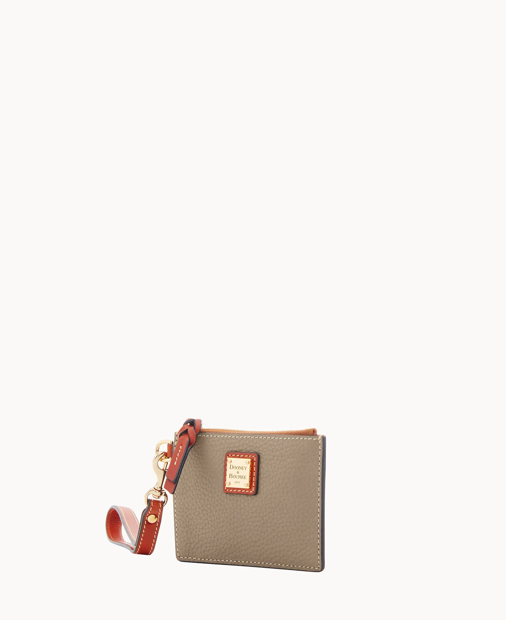Pebble Grain Zip Top Credit Card Wristlet - Image 134