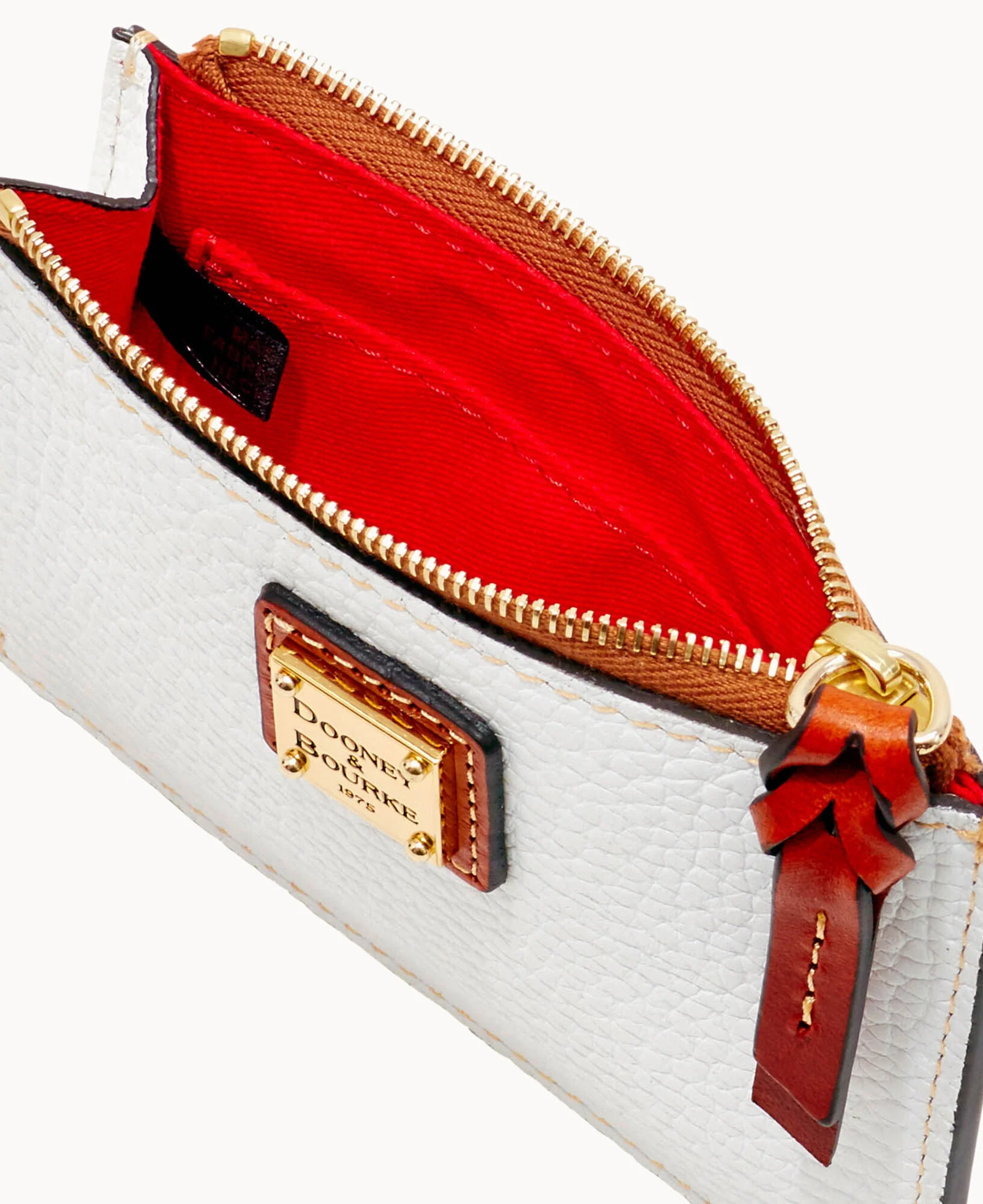 Pebble Grain Zip Top Credit Card Wristlet - Image 139