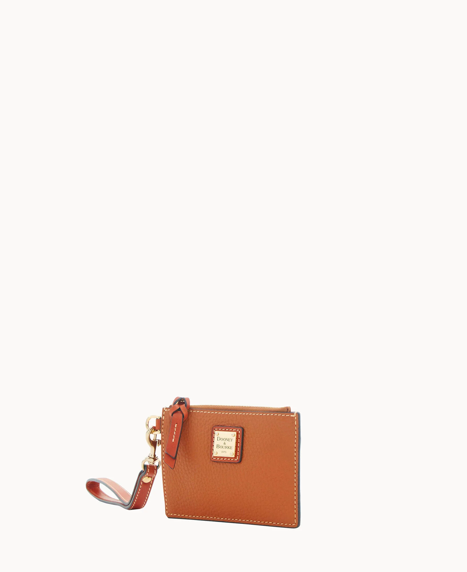 Pebble Grain Zip Top Credit Card Wristlet - Image 14
