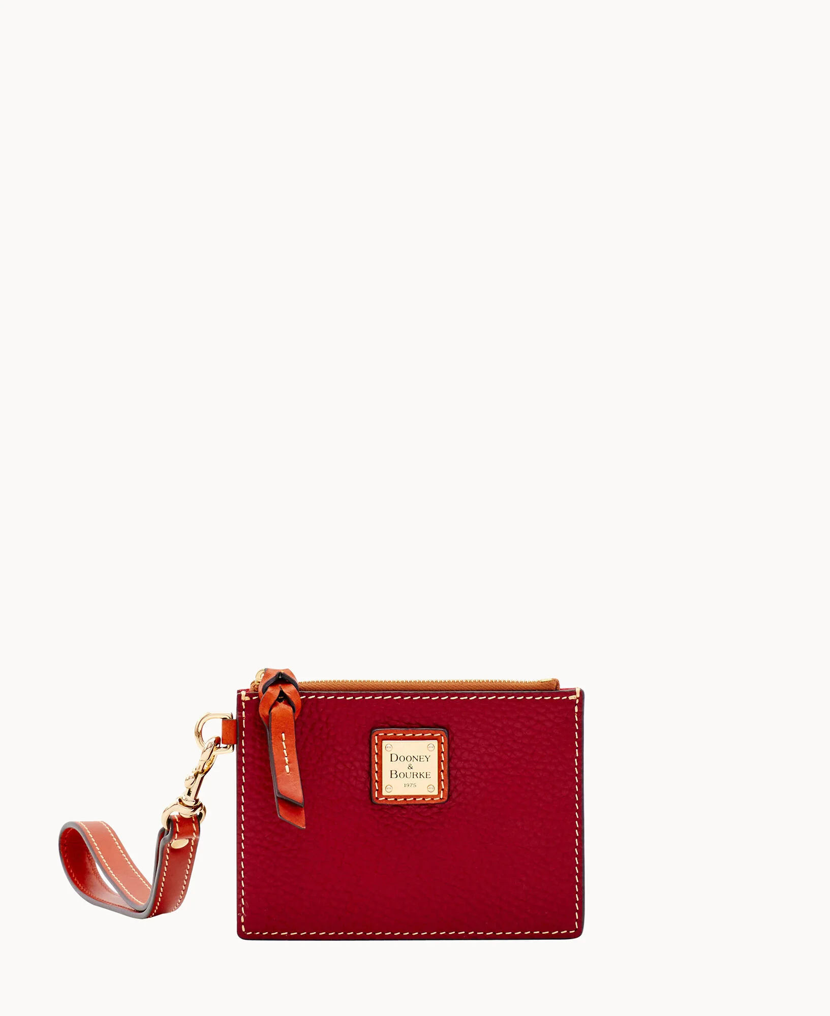 Pebble Grain Zip Top Credit Card Wristlet - Image 141