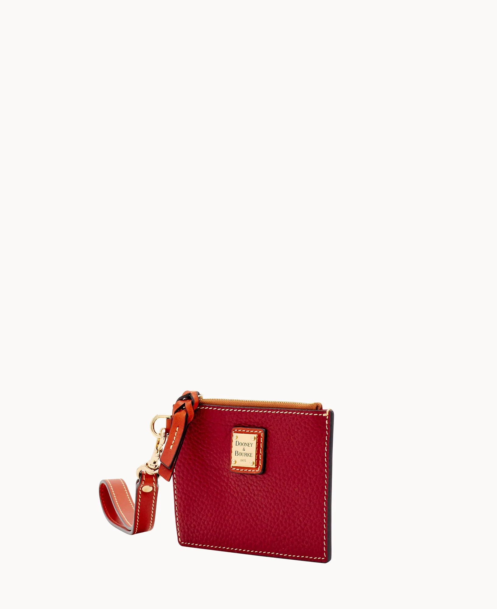 Pebble Grain Zip Top Credit Card Wristlet - Image 142
