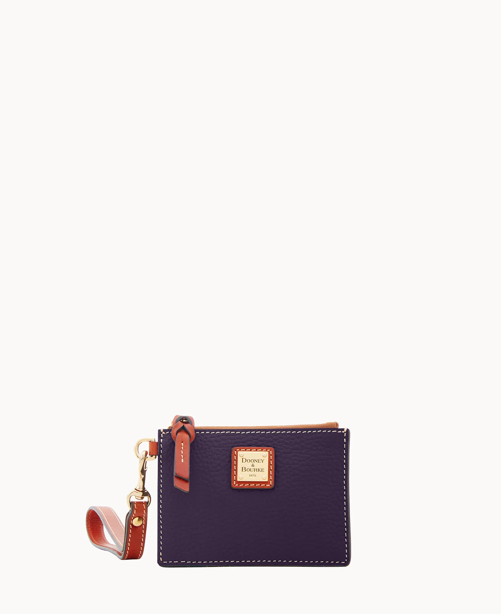 Pebble Grain Zip Top Credit Card Wristlet - Image 145