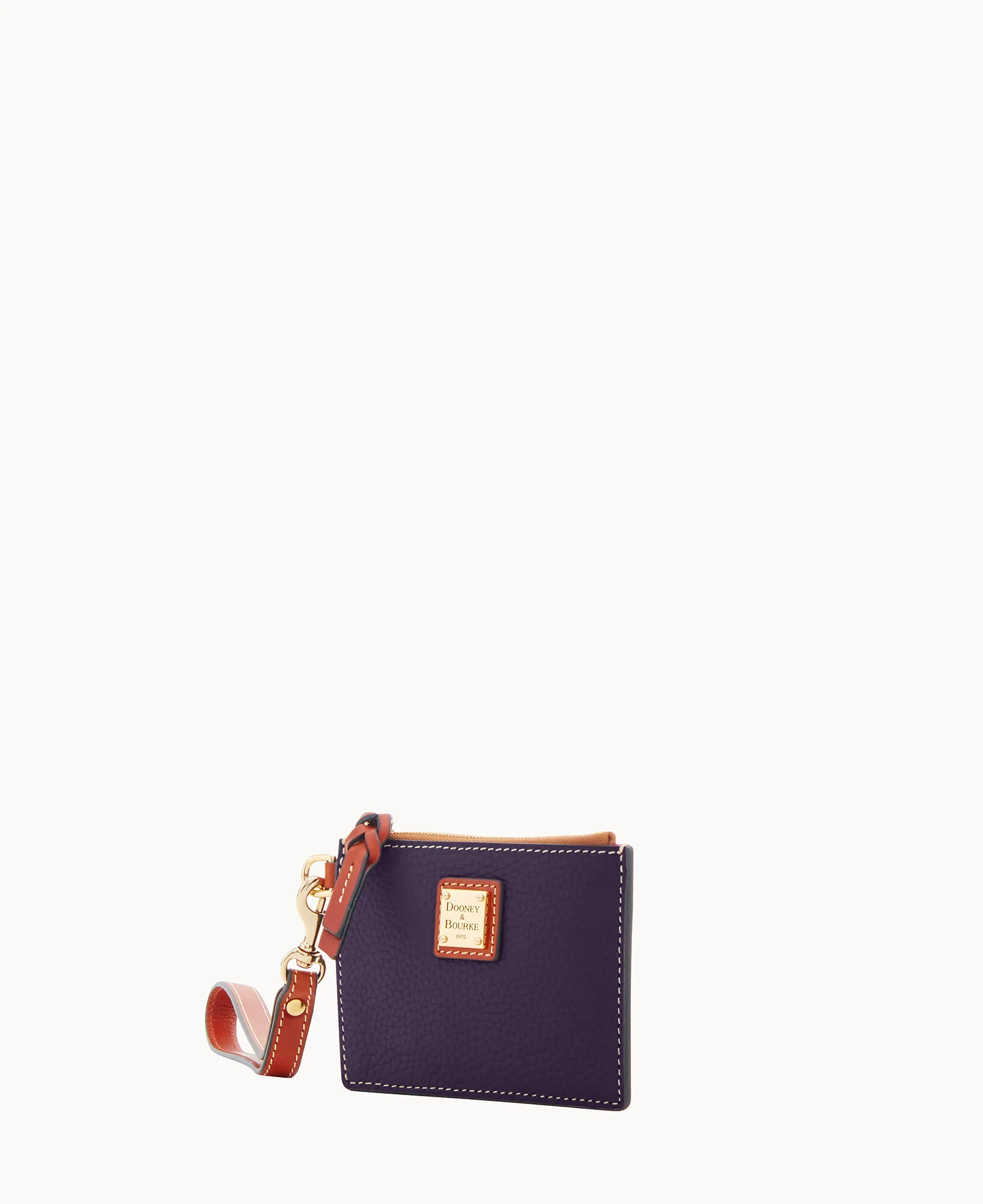 Pebble Grain Zip Top Credit Card Wristlet - Image 146