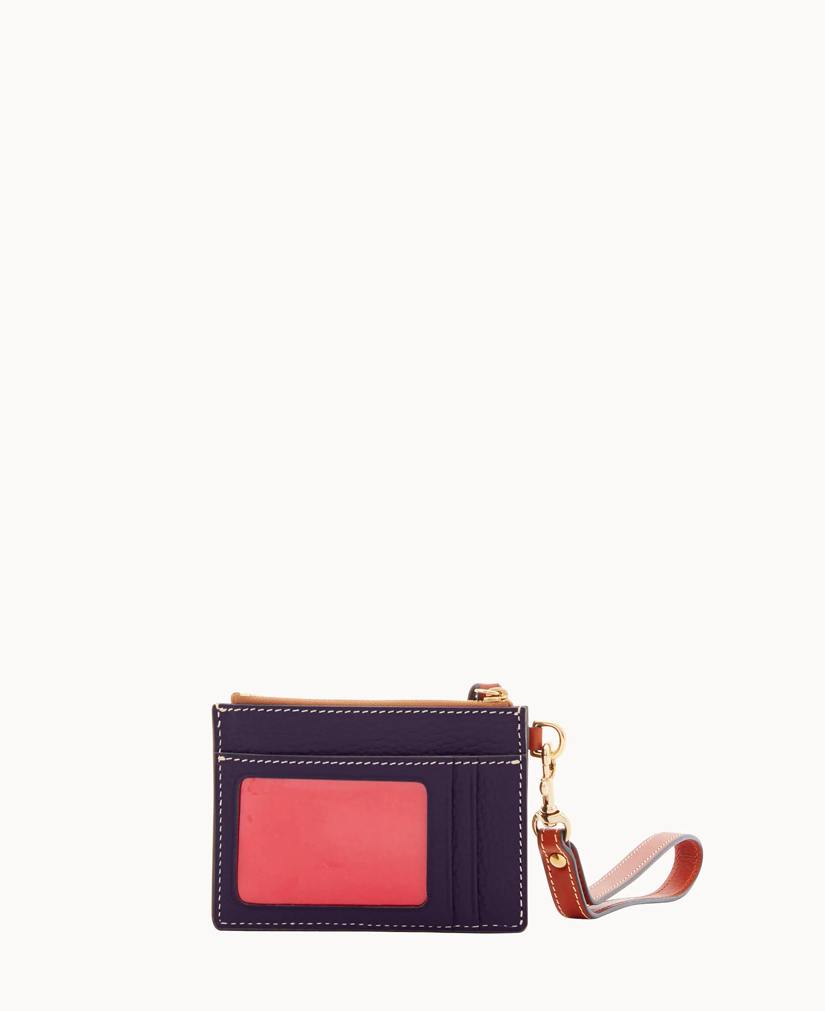 Pebble Grain Zip Top Credit Card Wristlet - Image 148