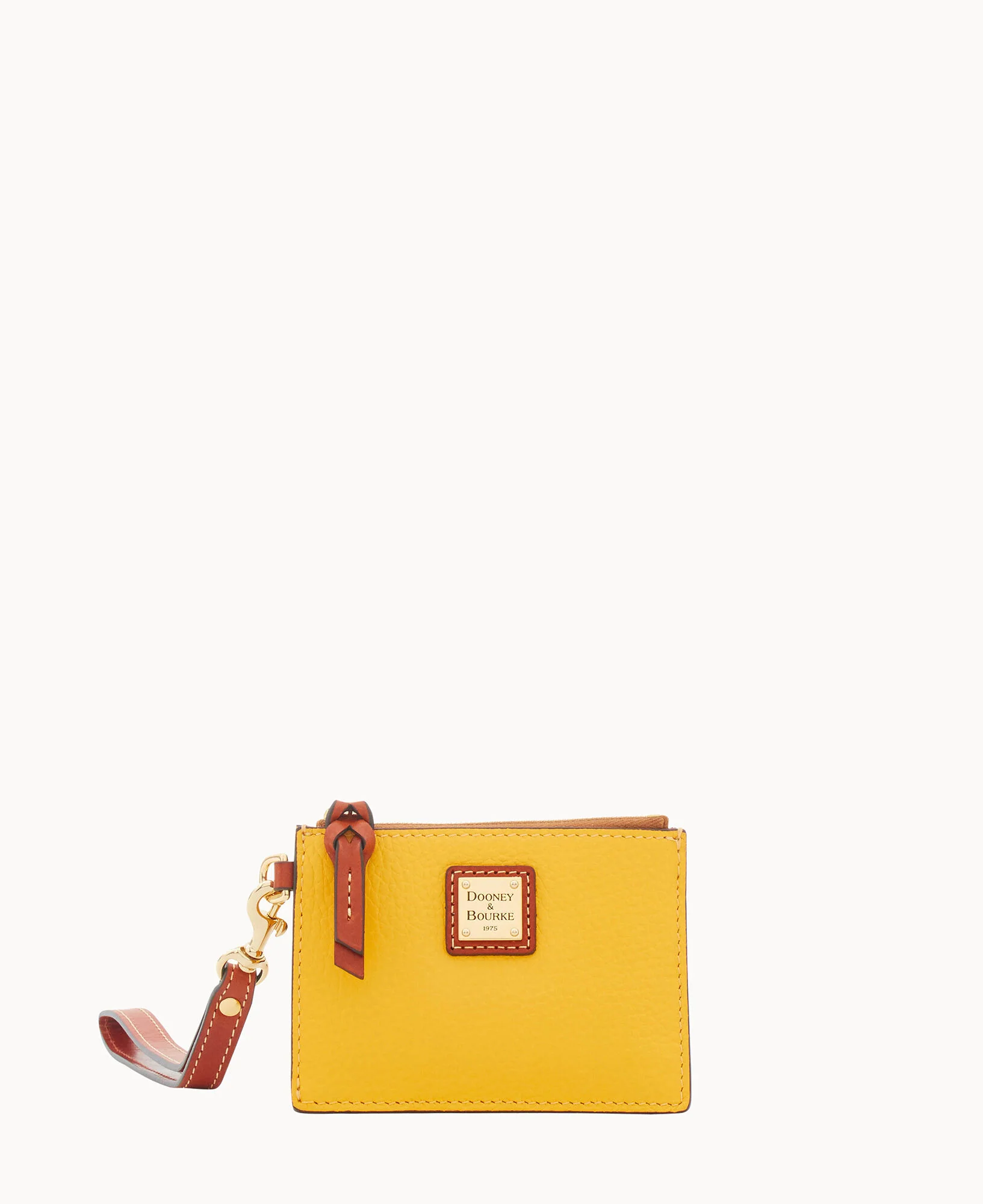Pebble Grain Zip Top Credit Card Wristlet - Image 149
