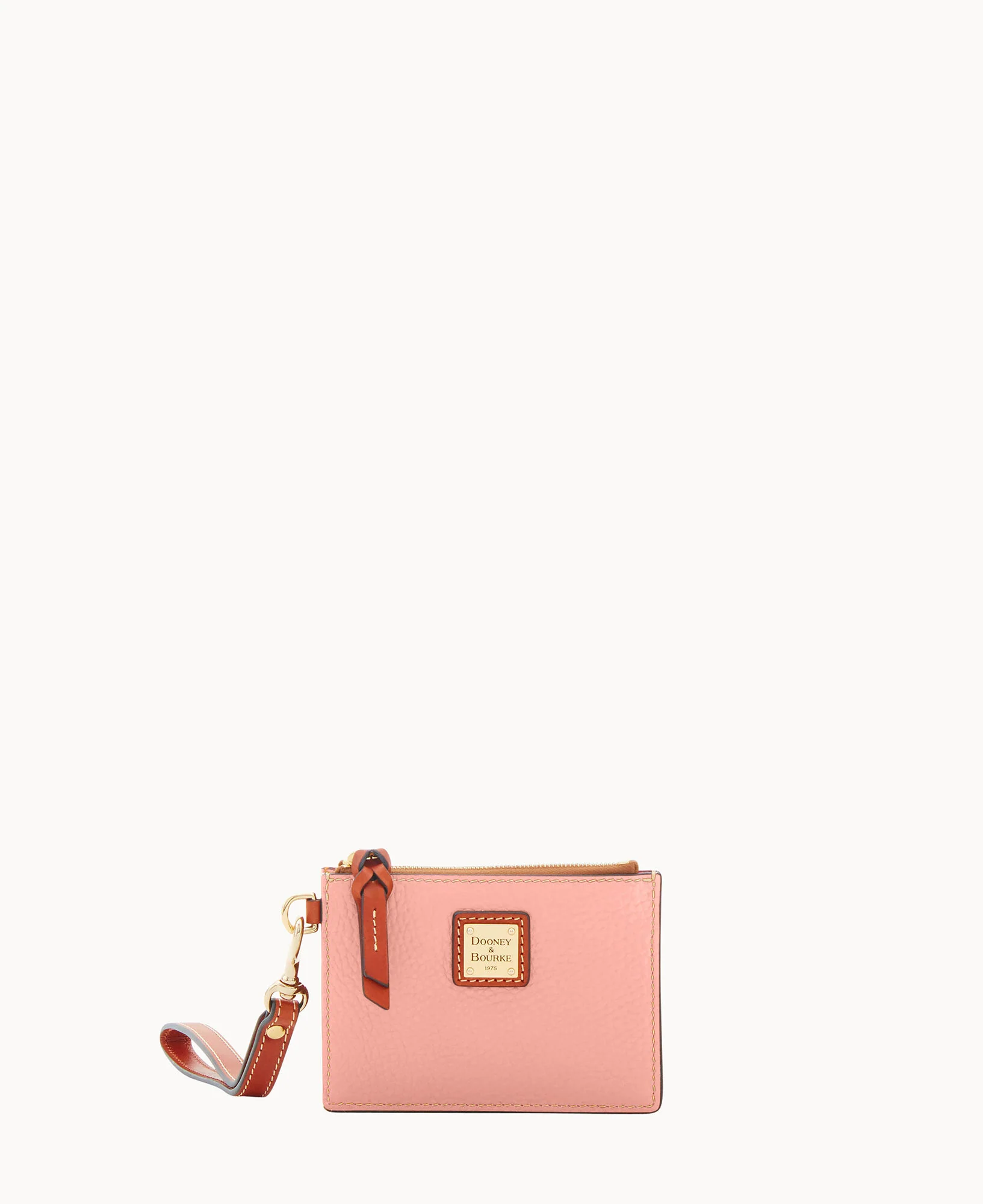 Pebble Grain Zip Top Credit Card Wristlet - Image 153