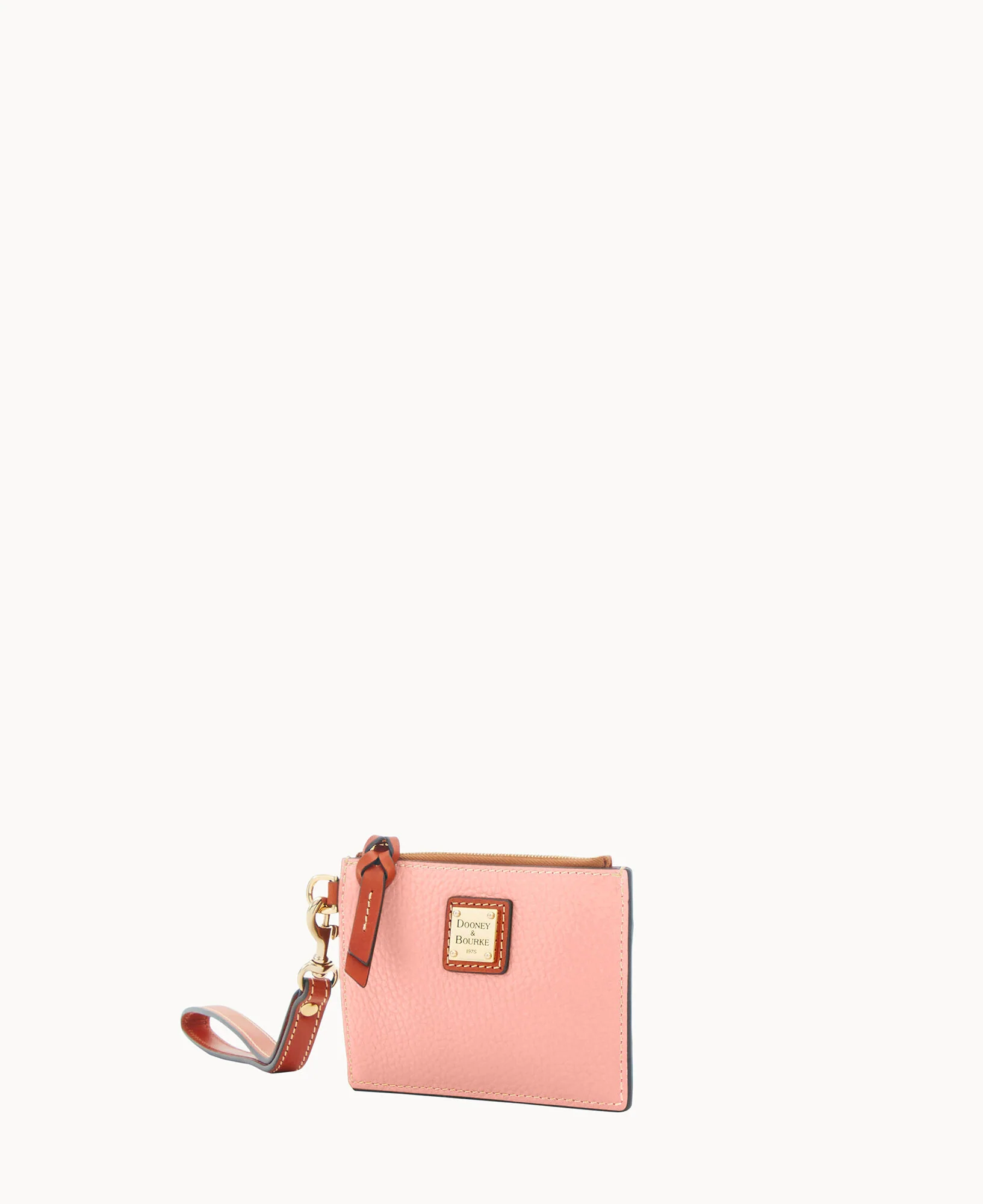 Pebble Grain Zip Top Credit Card Wristlet - Image 154