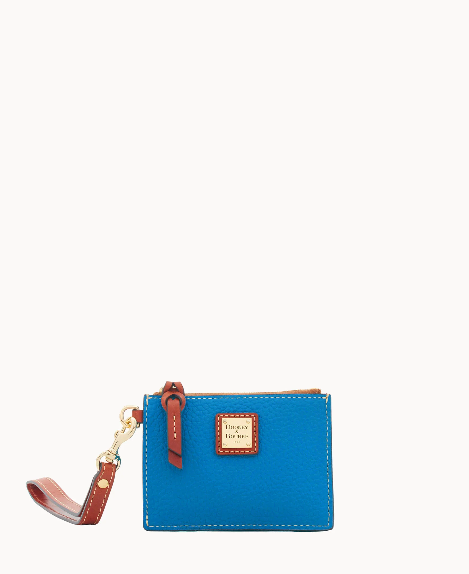 Pebble Grain Zip Top Credit Card Wristlet - Image 157