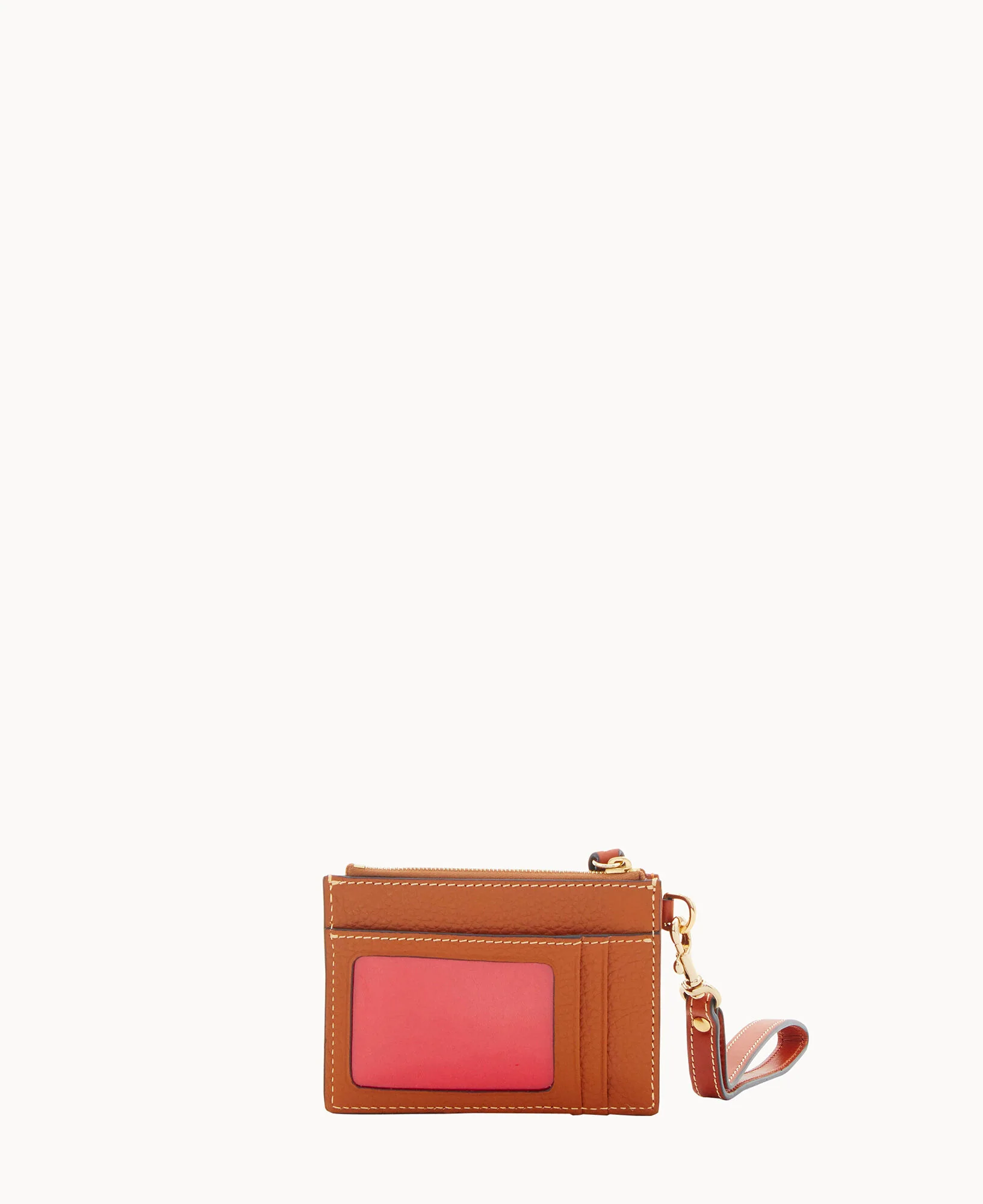 Pebble Grain Zip Top Credit Card Wristlet - Image 16