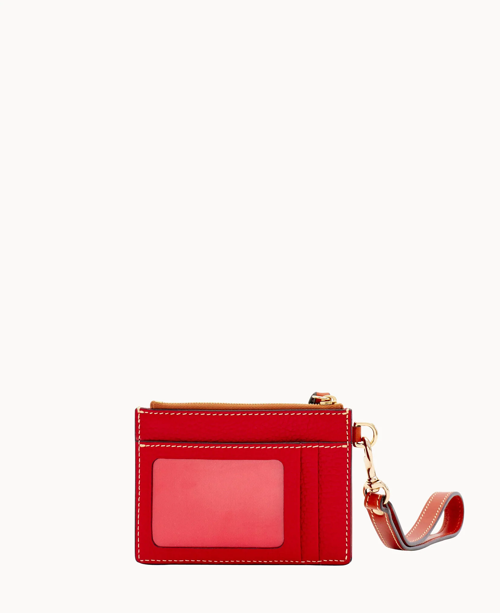 Pebble Grain Zip Top Credit Card Wristlet - Image 20