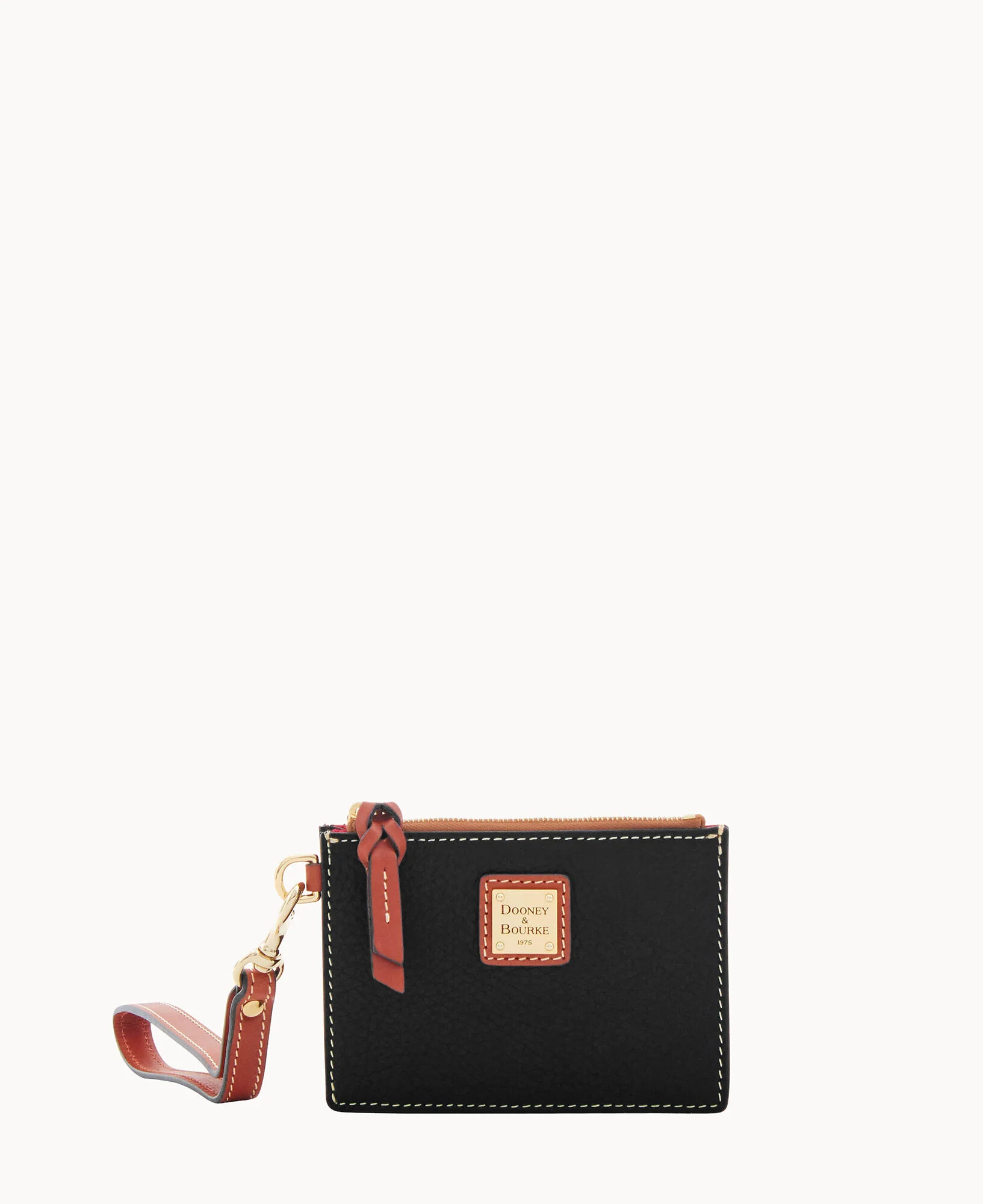 Pebble Grain Zip Top Credit Card Wristlet - Image 21