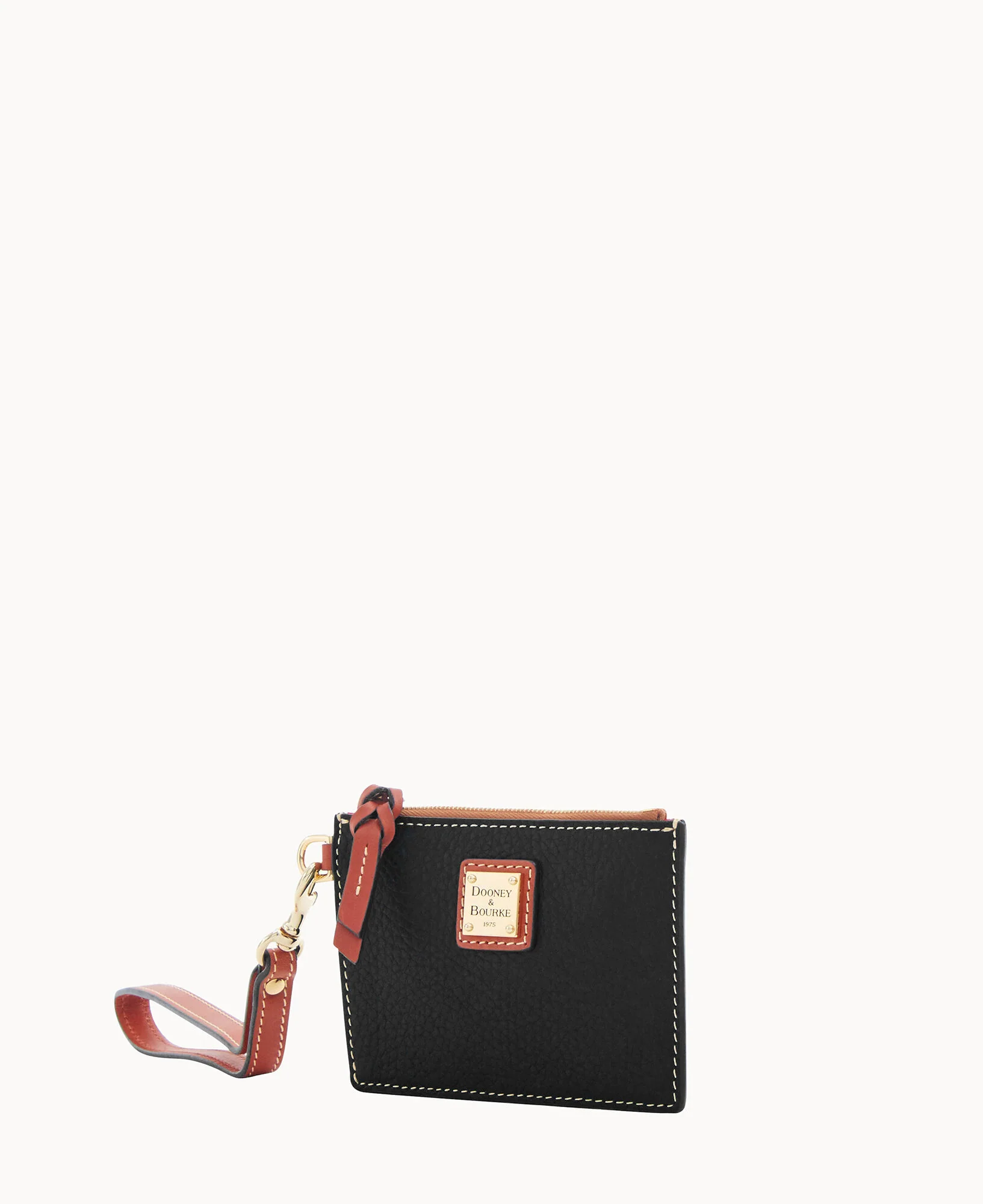 Pebble Grain Zip Top Credit Card Wristlet - Image 22