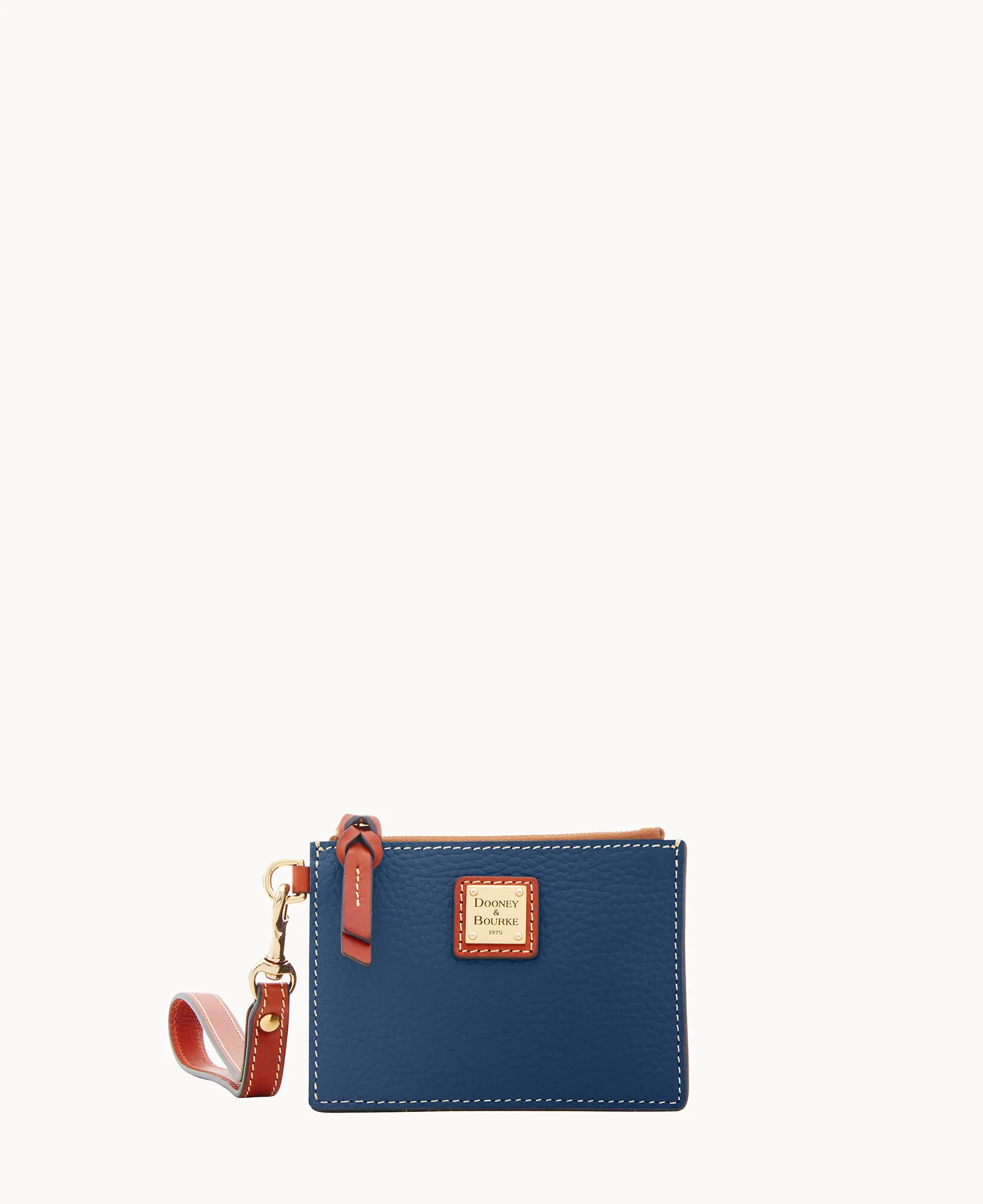 Pebble Grain Zip Top Credit Card Wristlet - Image 29