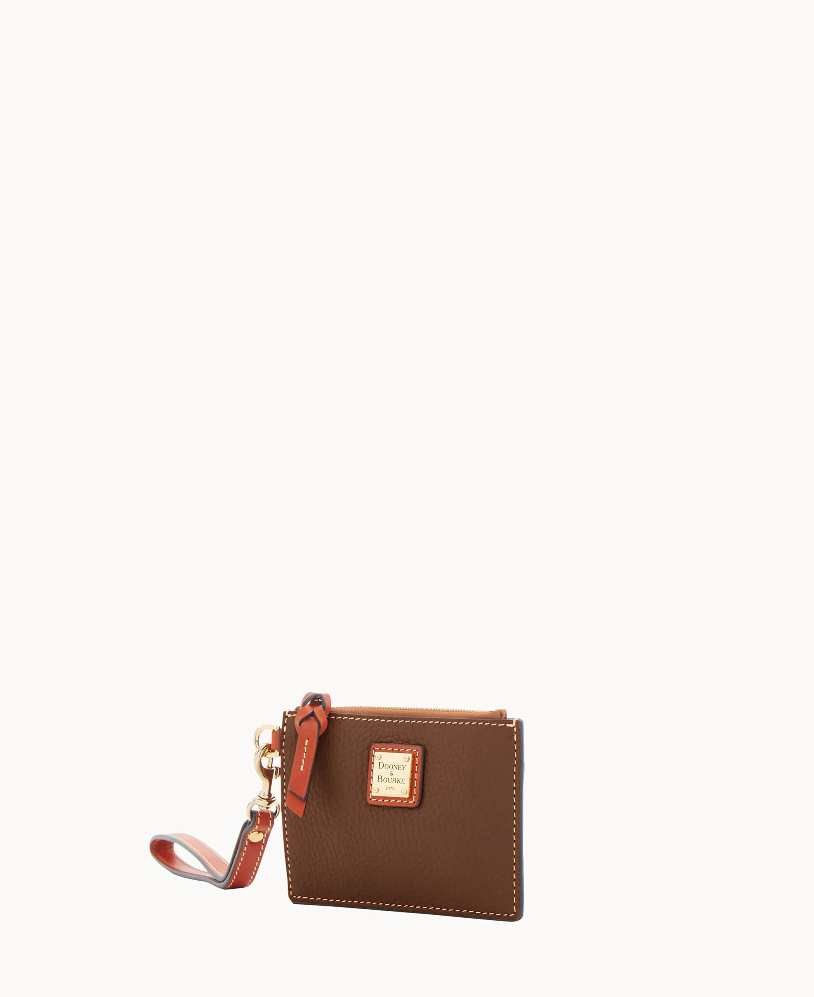 Pebble Grain Zip Top Credit Card Wristlet - Image 45