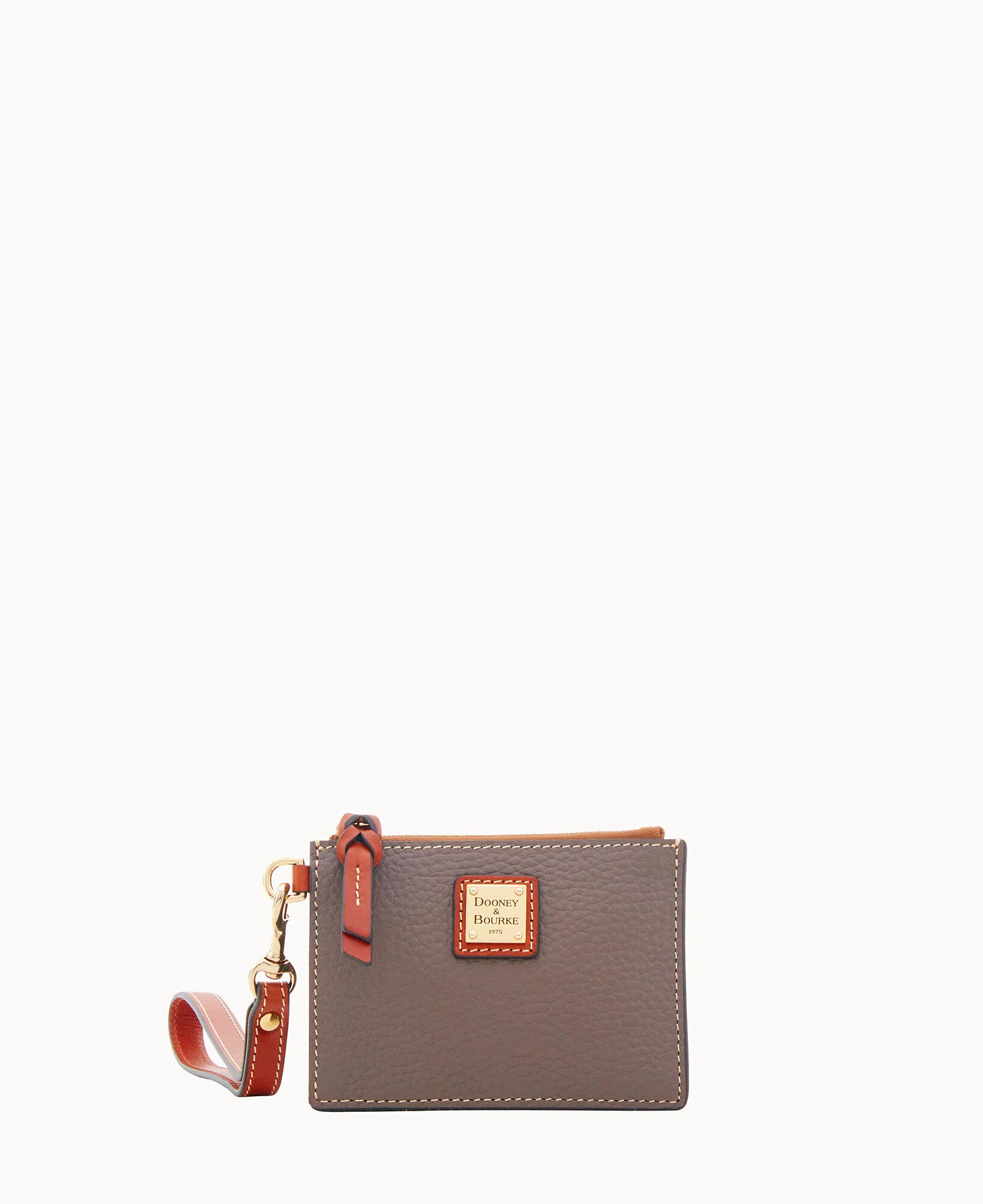 Pebble Grain Zip Top Credit Card Wristlet - Image 5