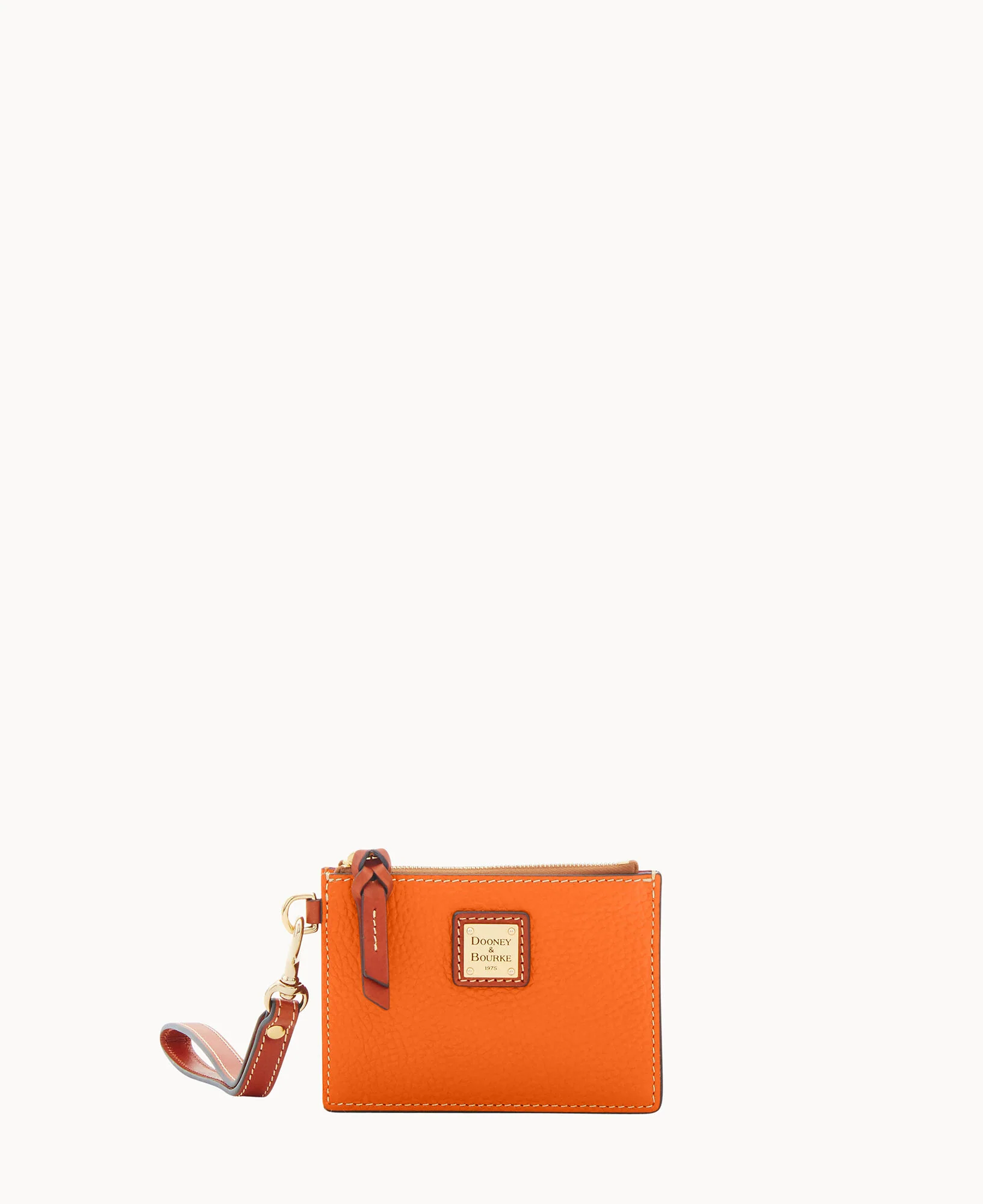 Pebble Grain Zip Top Credit Card Wristlet - Image 52