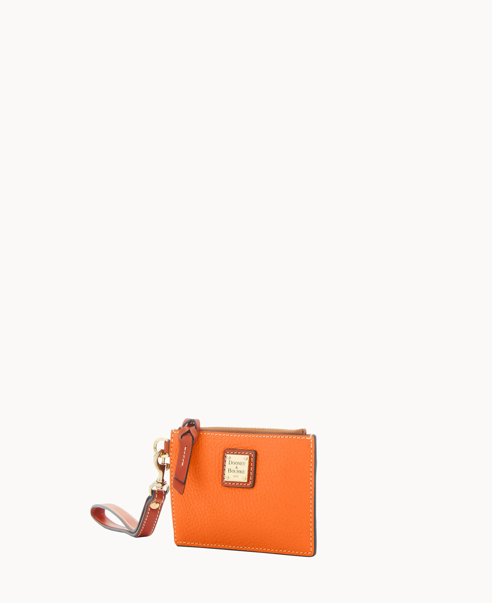 Pebble Grain Zip Top Credit Card Wristlet - Image 53