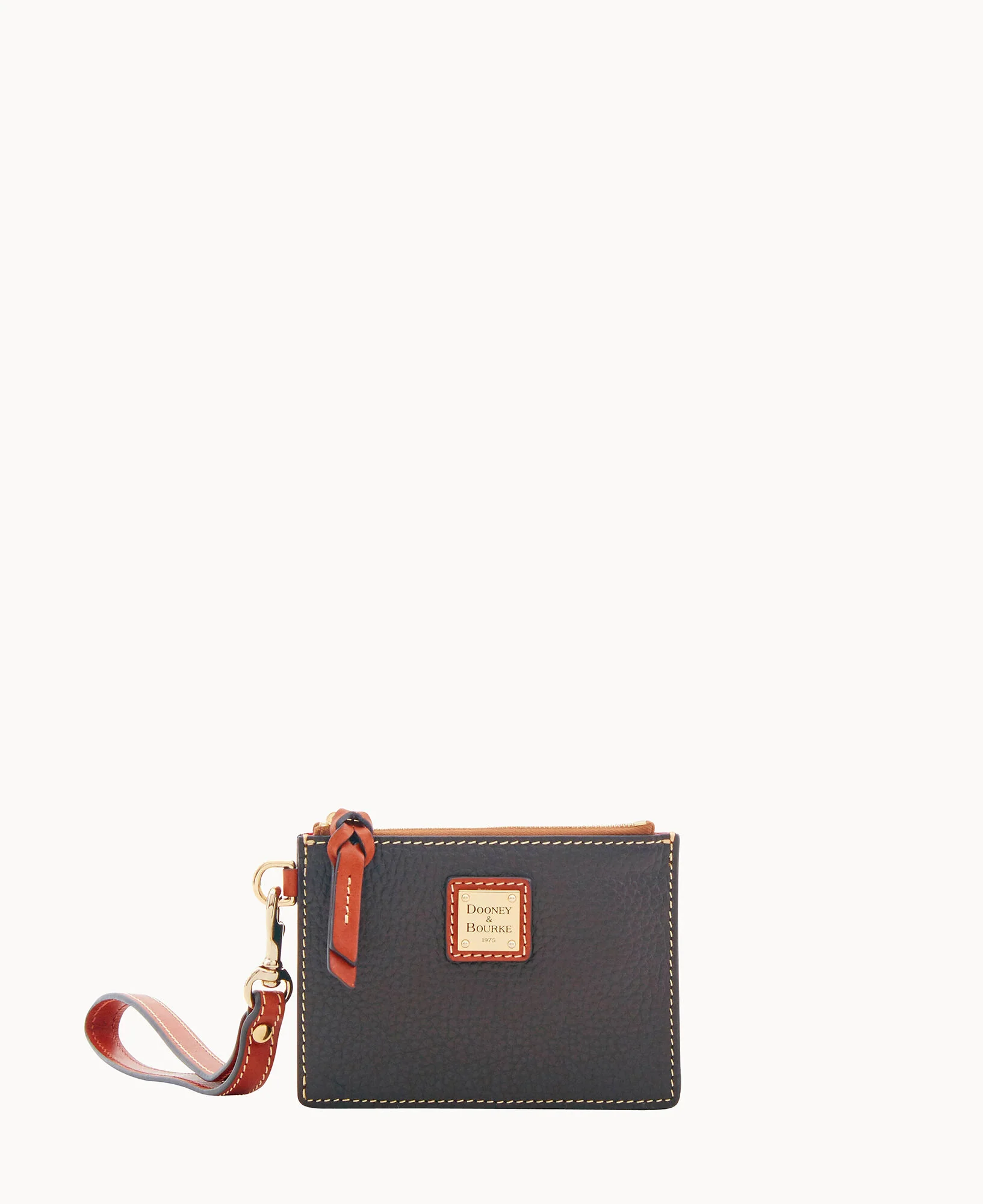 Pebble Grain Zip Top Credit Card Wristlet - Image 56