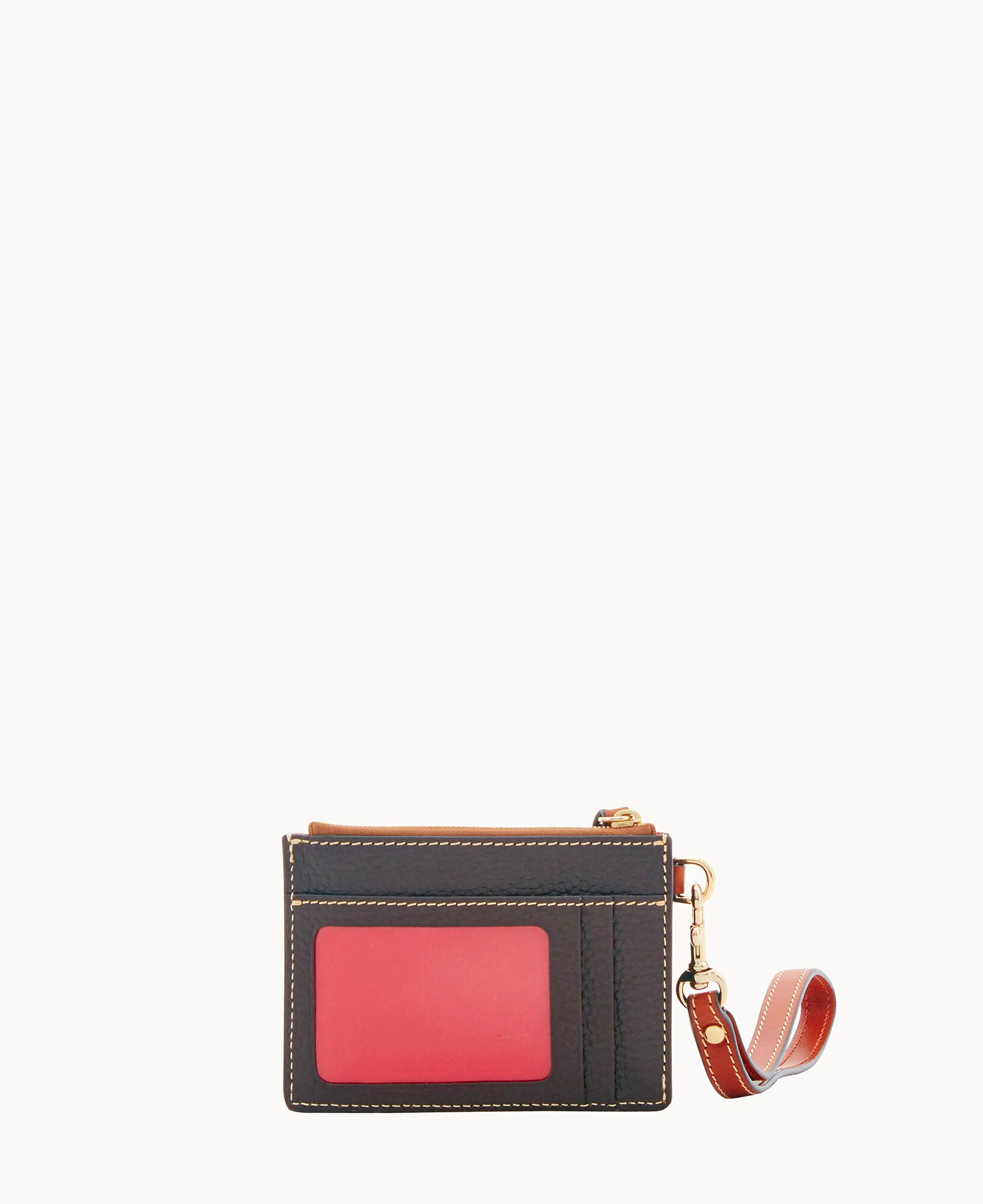 Pebble Grain Zip Top Credit Card Wristlet - Image 59