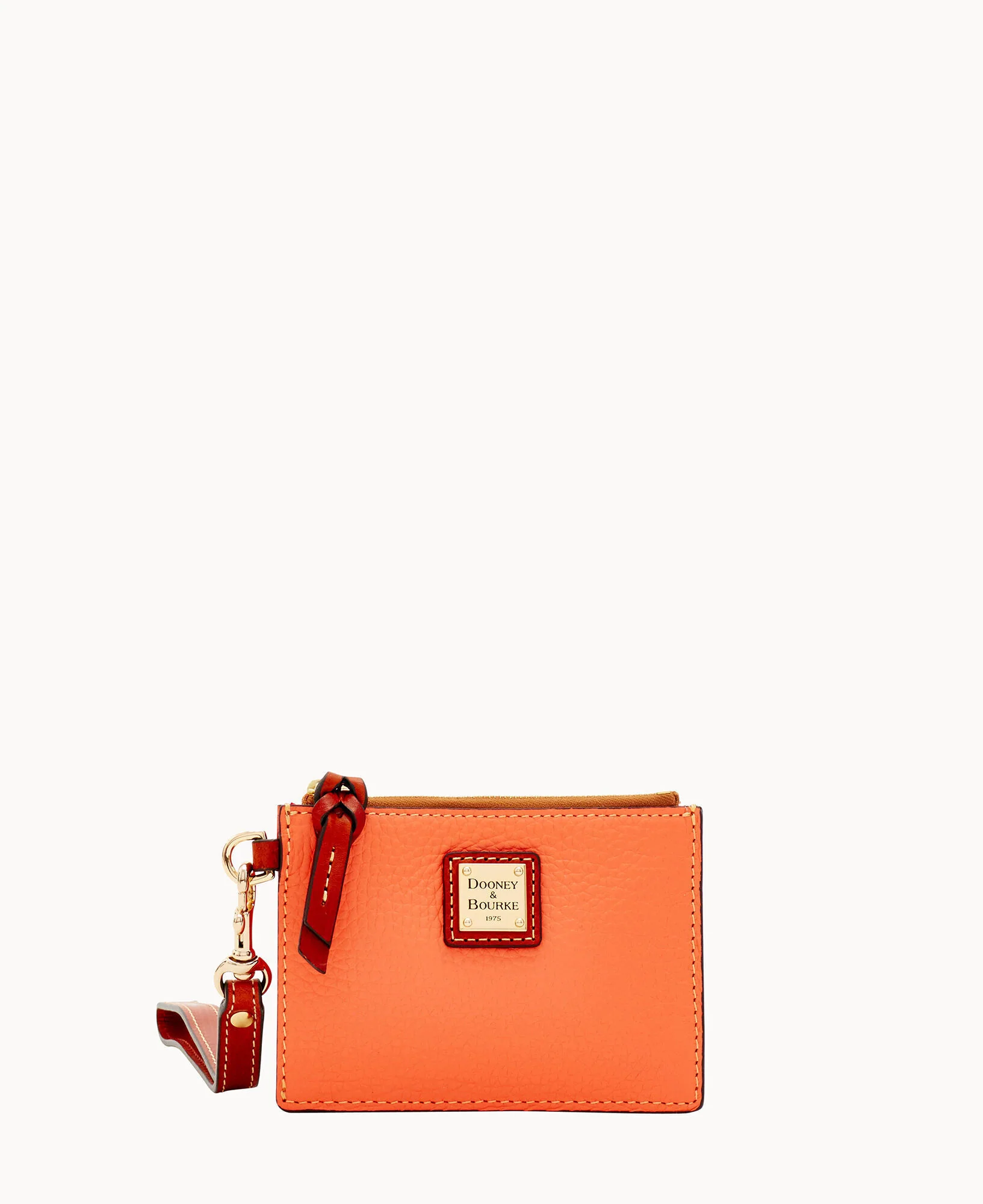 Pebble Grain Zip Top Credit Card Wristlet - Image 60