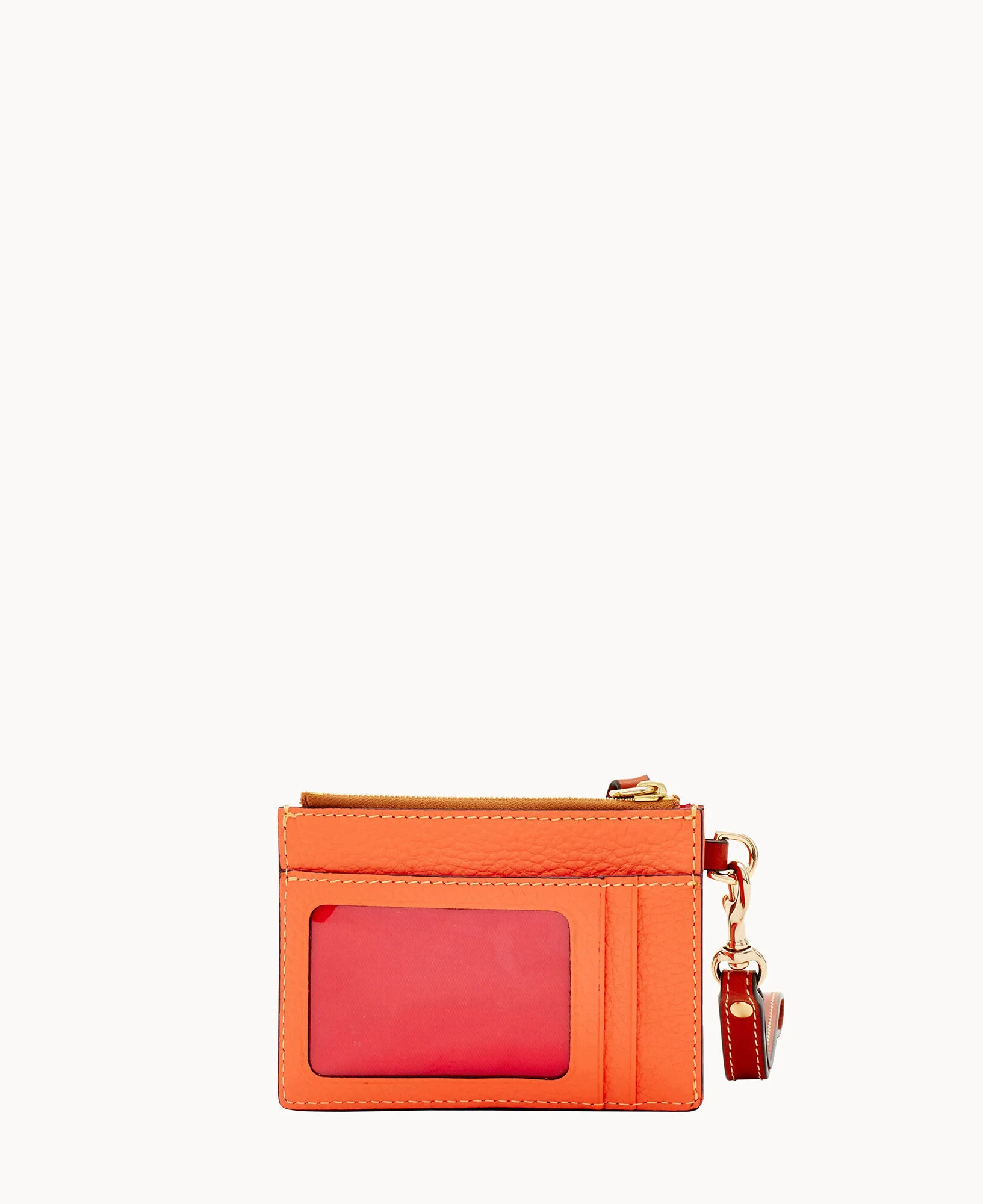 Pebble Grain Zip Top Credit Card Wristlet - Image 63