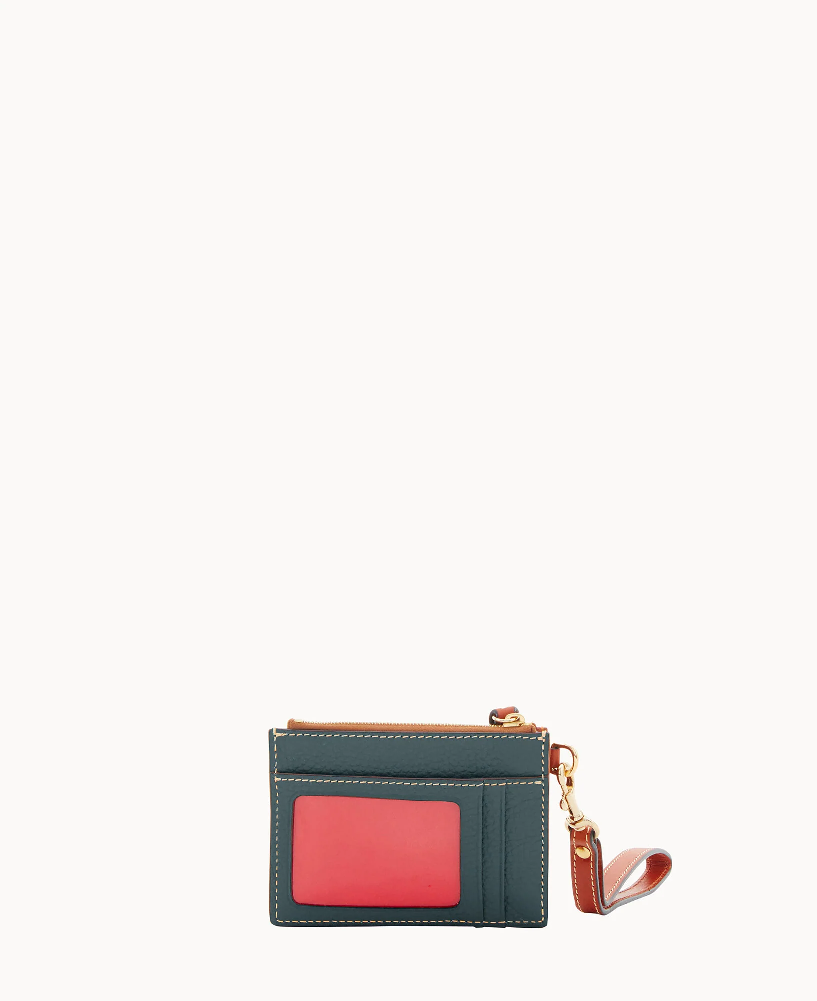 Pebble Grain Zip Top Credit Card Wristlet - Image 67