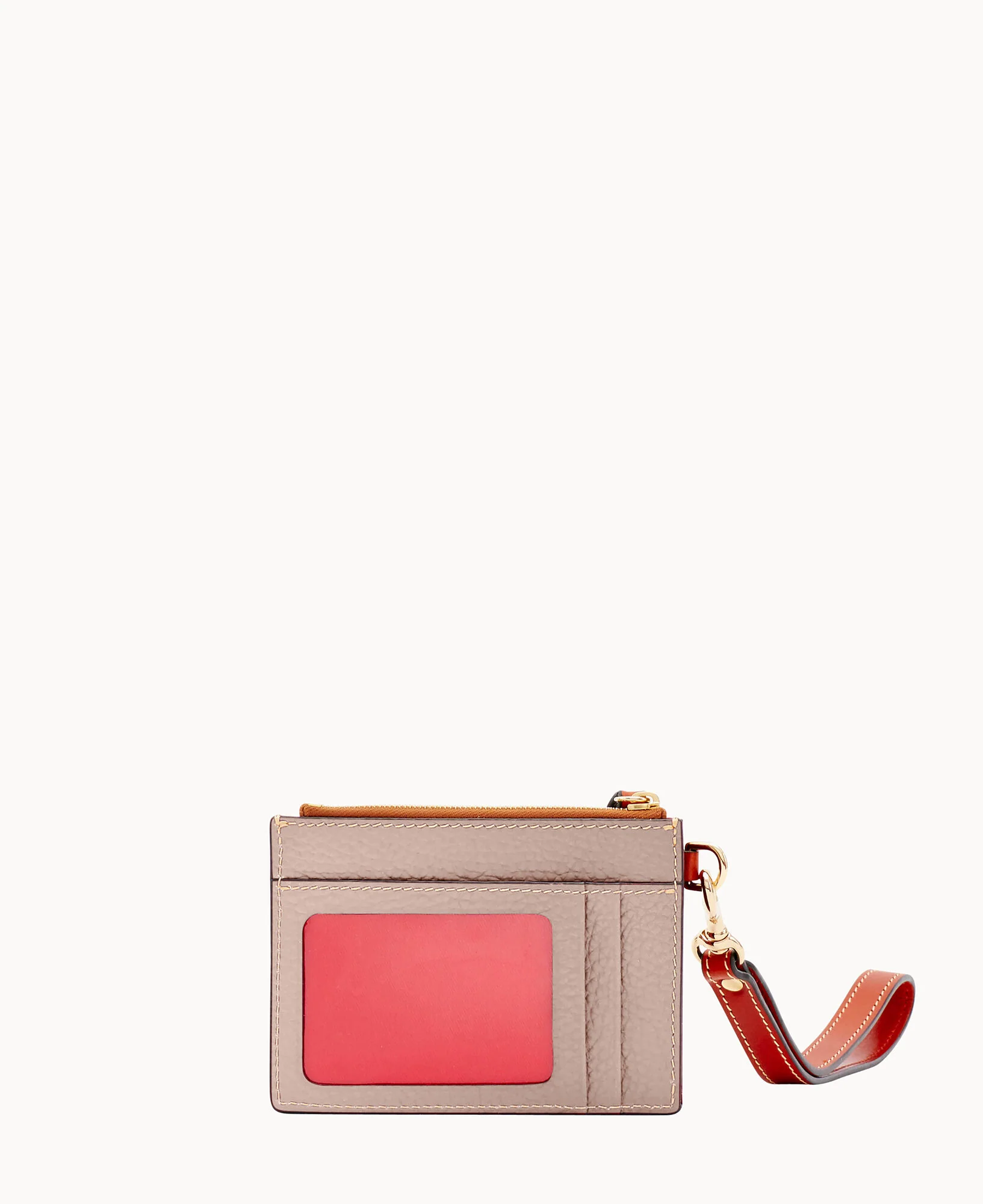 Pebble Grain Zip Top Credit Card Wristlet - Image 75