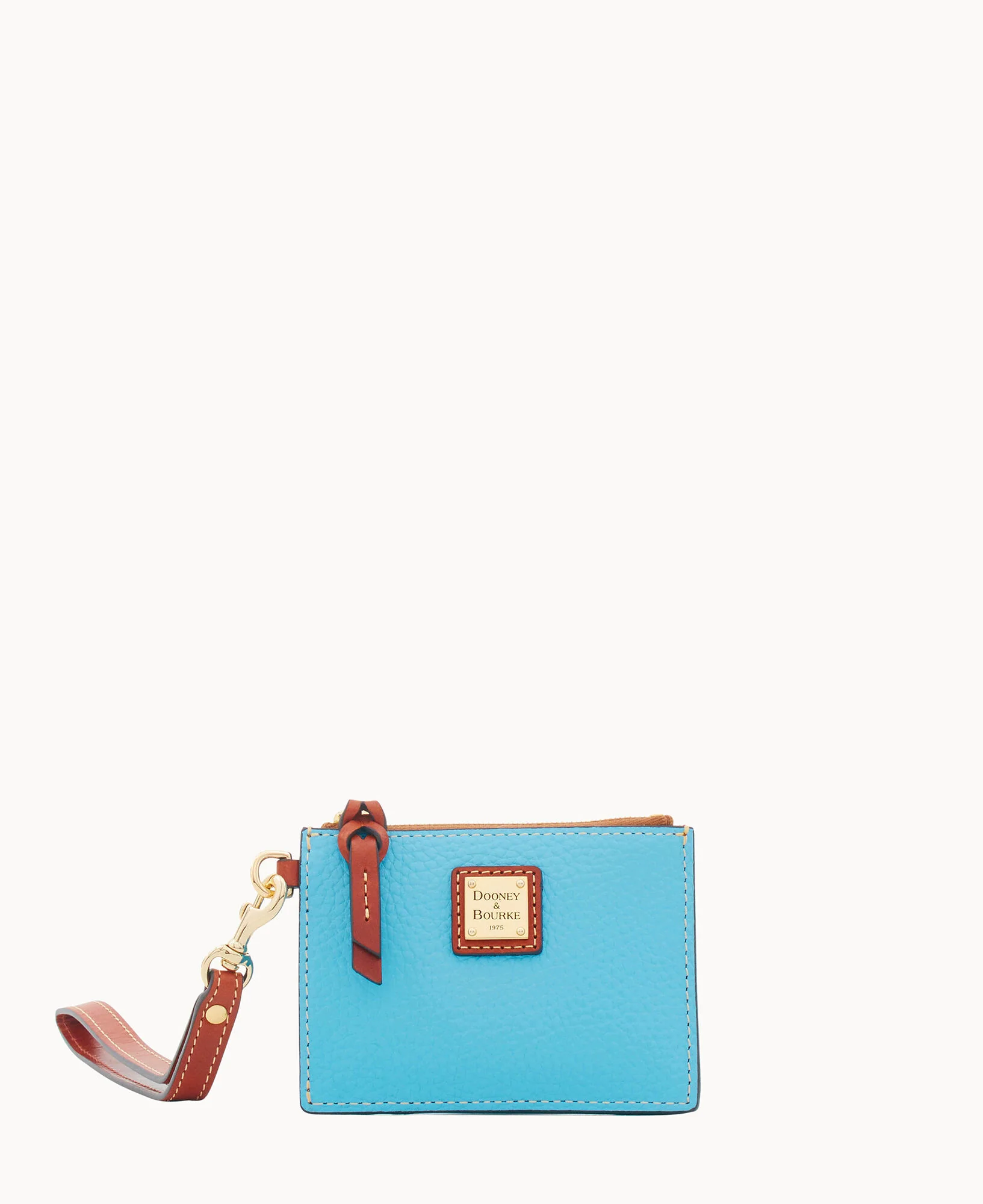 Pebble Grain Zip Top Credit Card Wristlet - Image 76