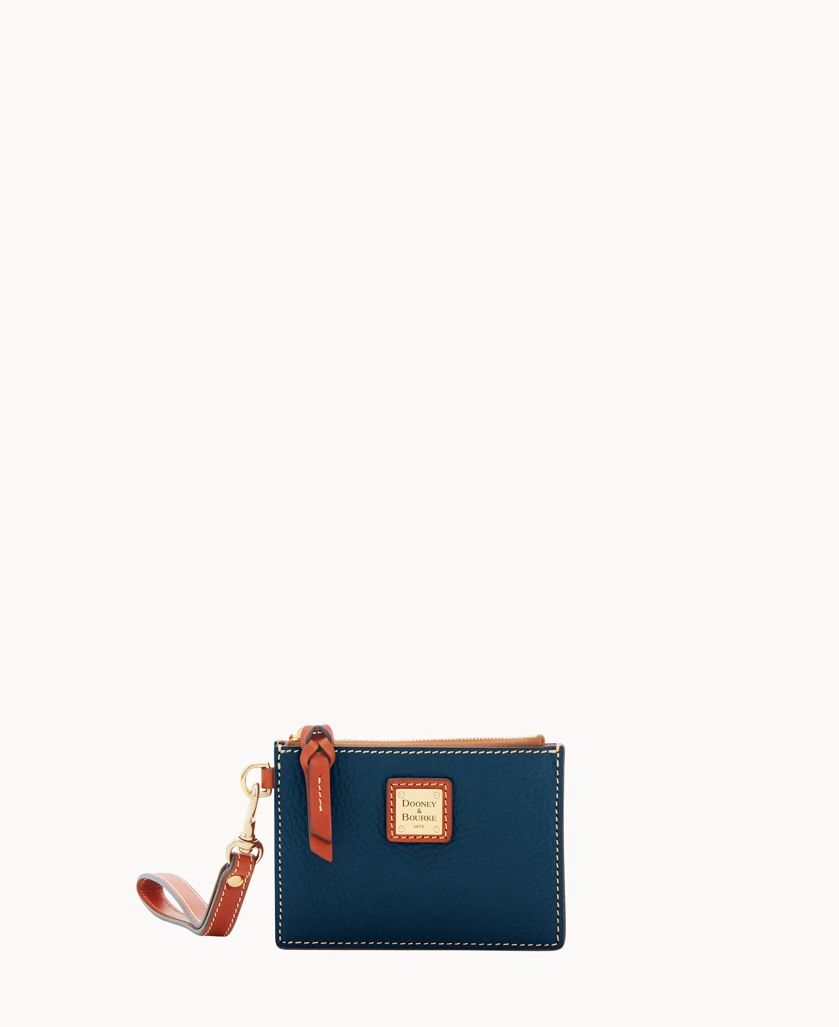 Pebble Grain Zip Top Credit Card Wristlet - Image 80
