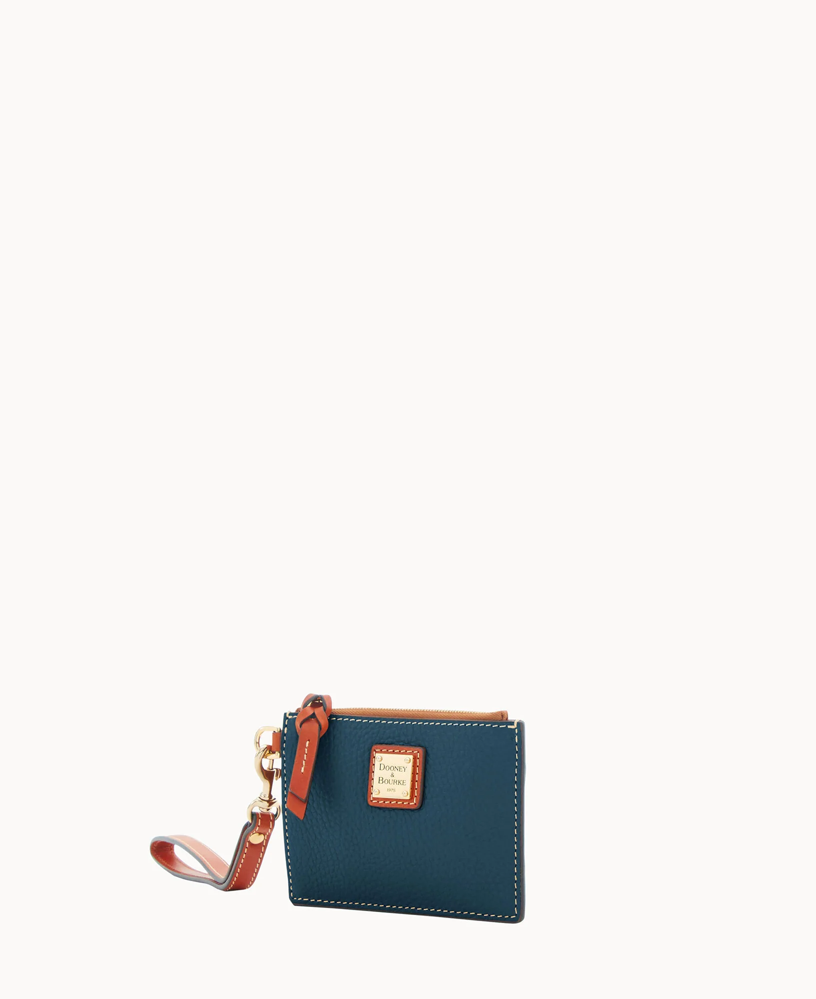 Pebble Grain Zip Top Credit Card Wristlet - Image 81