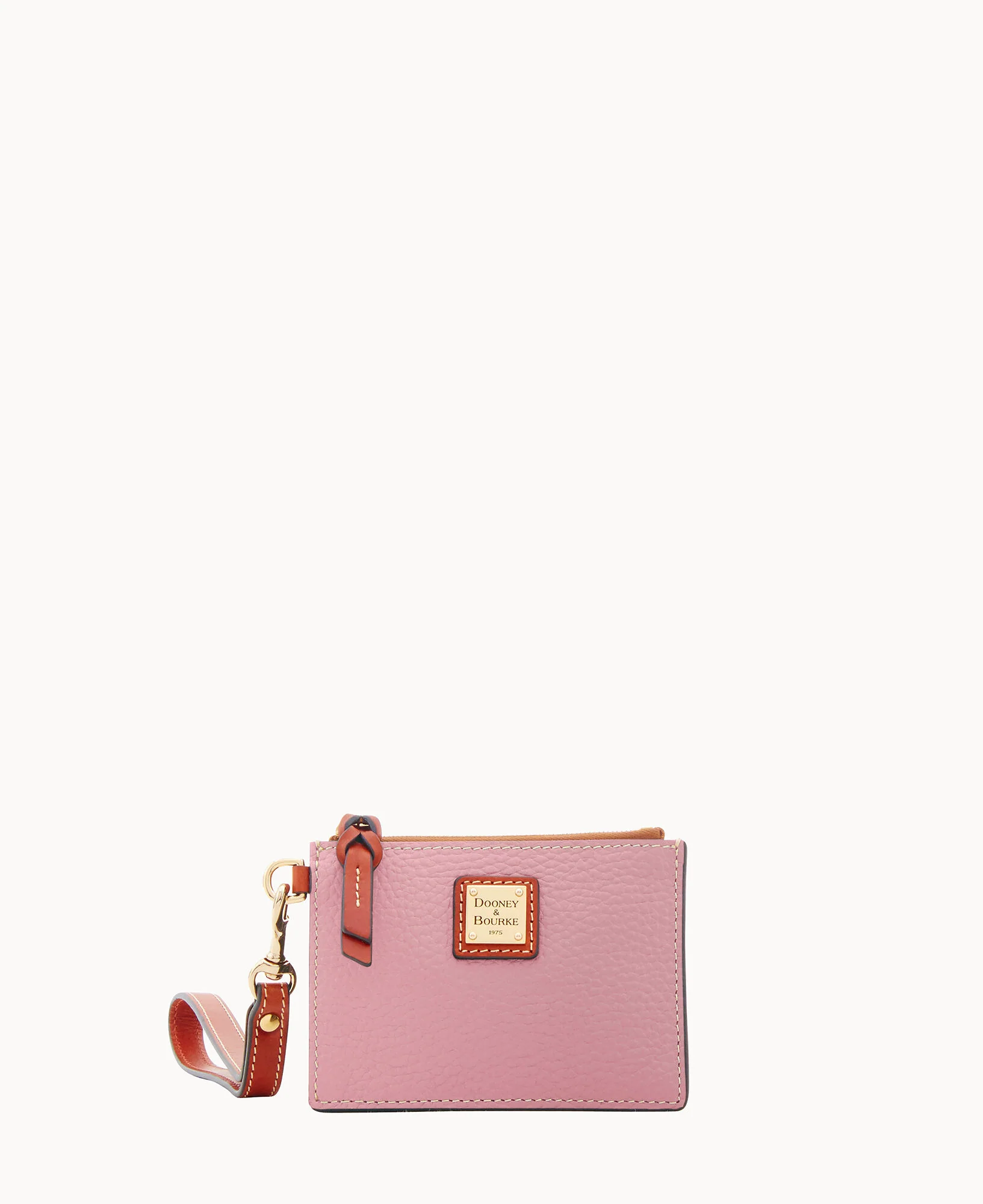 Pebble Grain Zip Top Credit Card Wristlet - Image 88