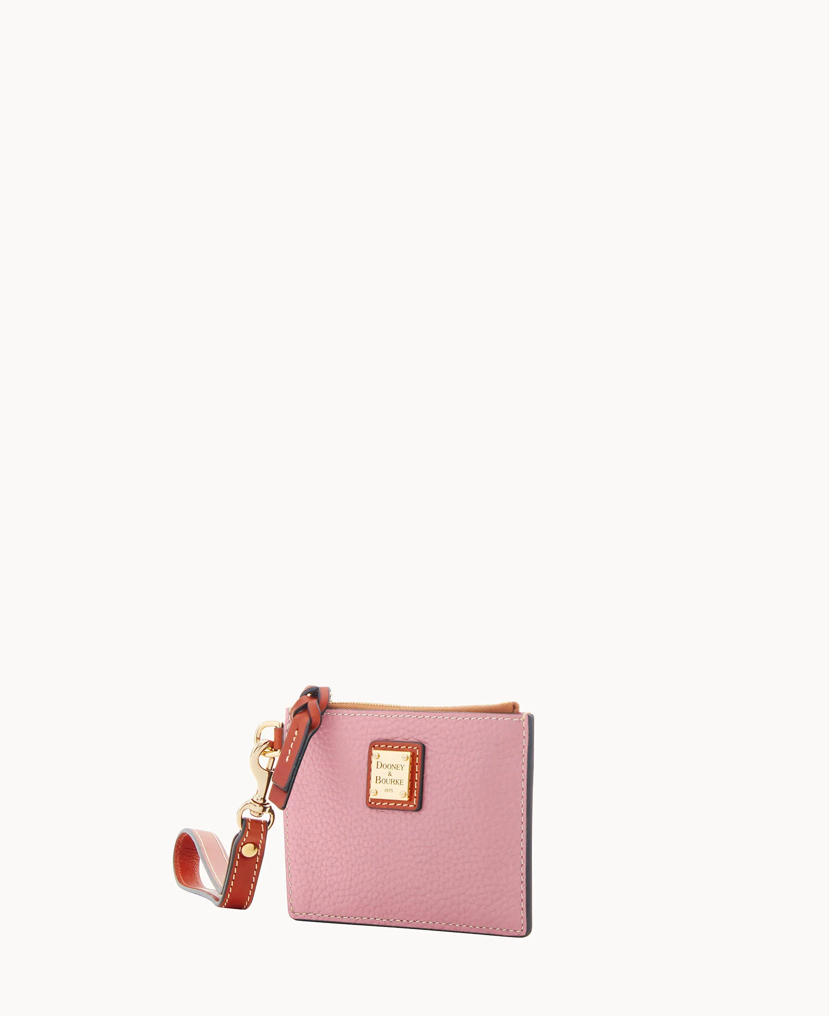 Pebble Grain Zip Top Credit Card Wristlet - Image 89