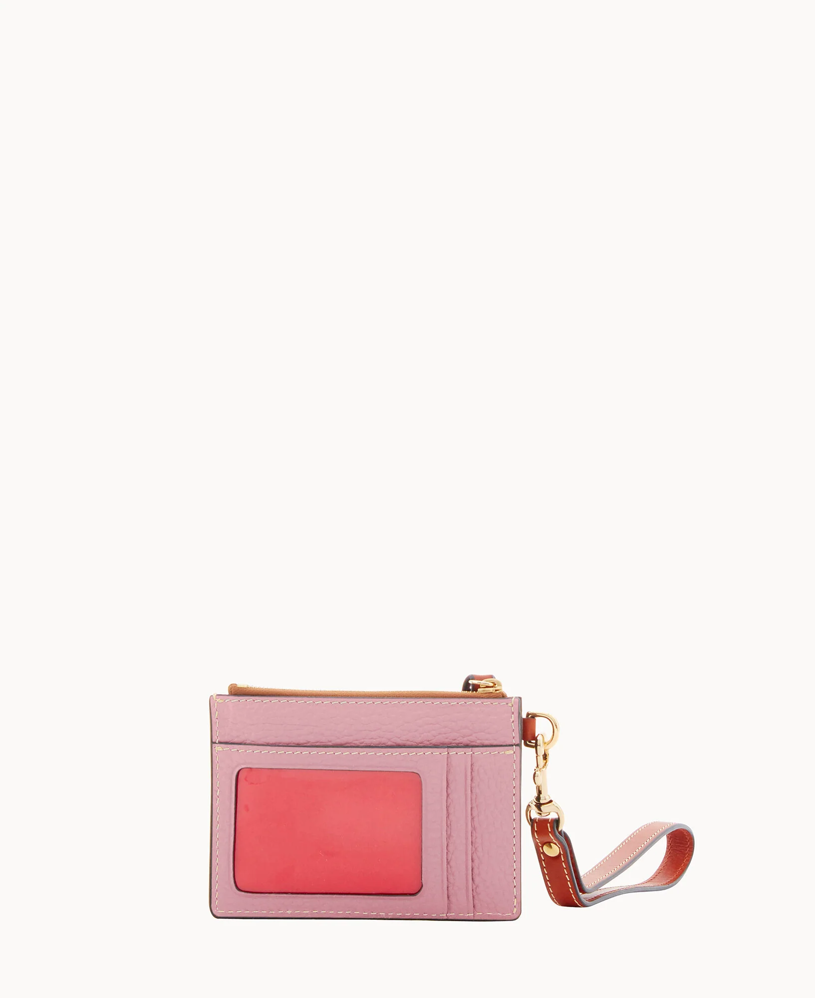 Pebble Grain Zip Top Credit Card Wristlet - Image 91