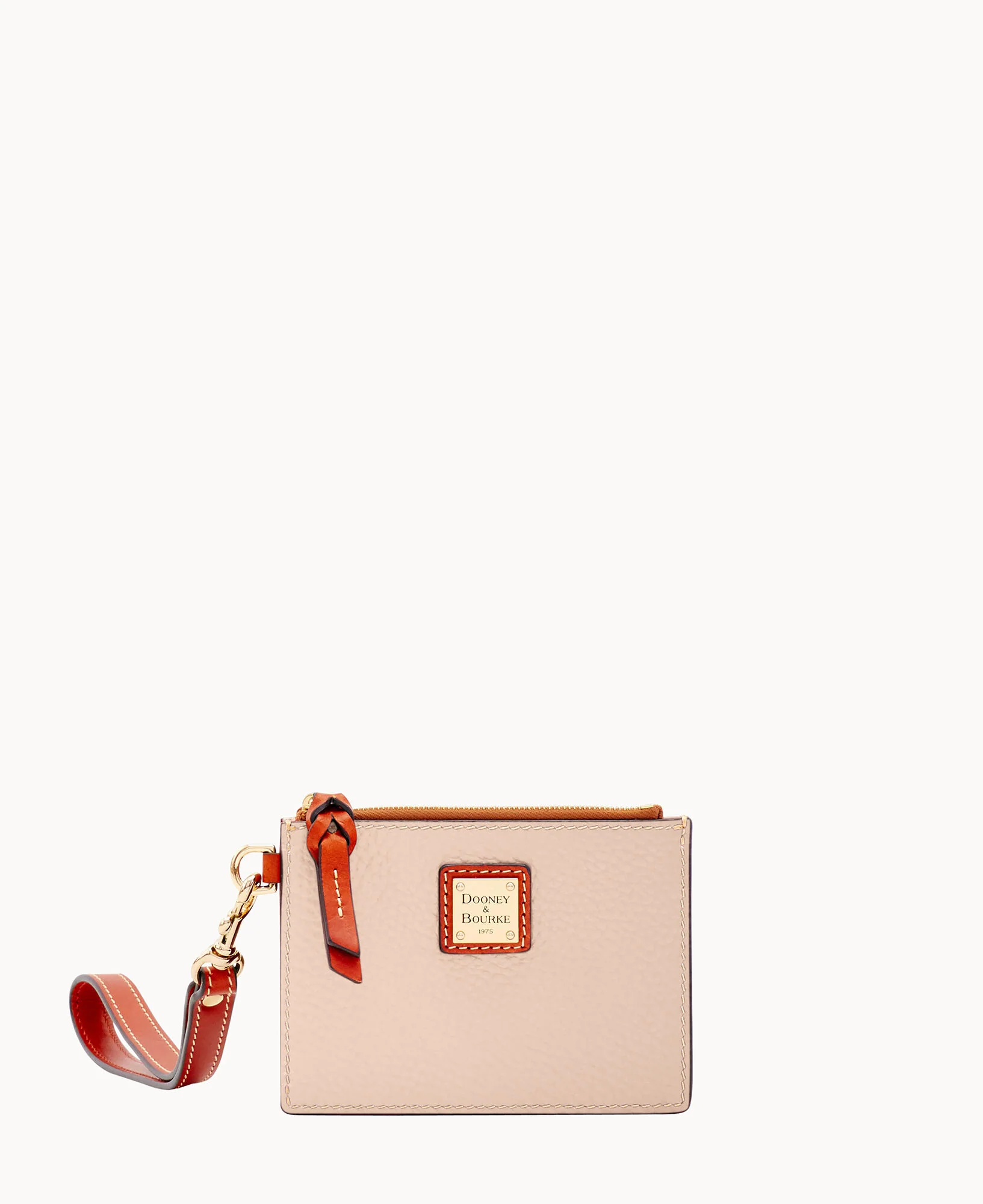Pebble Grain Zip Top Credit Card Wristlet - Image 92