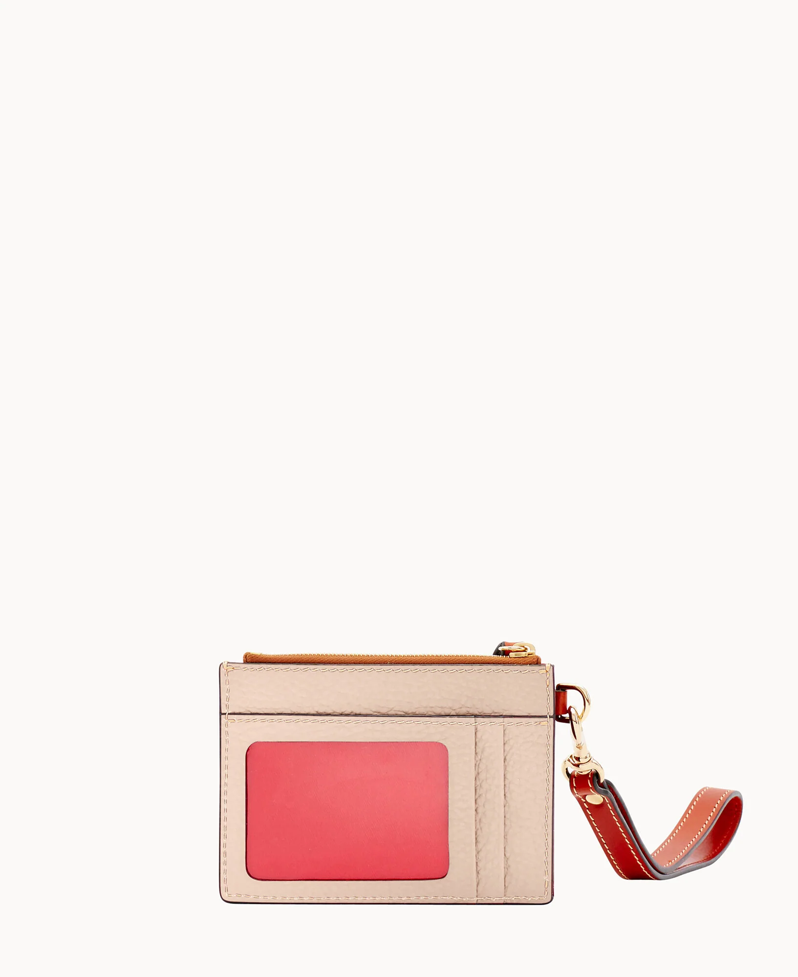 Pebble Grain Zip Top Credit Card Wristlet - Image 95