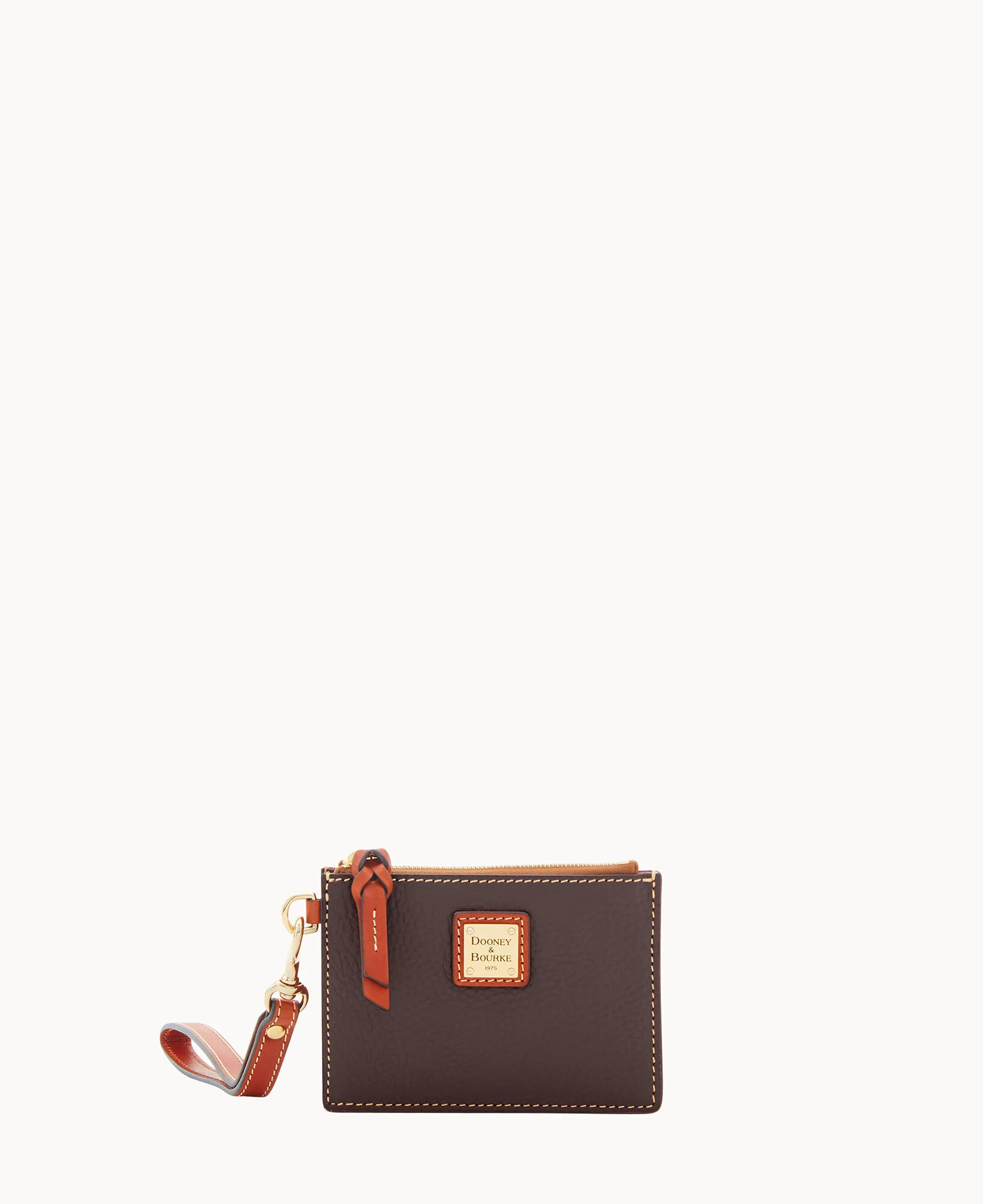 Pebble Grain Zip Top Credit Card Wristlet - Image 96