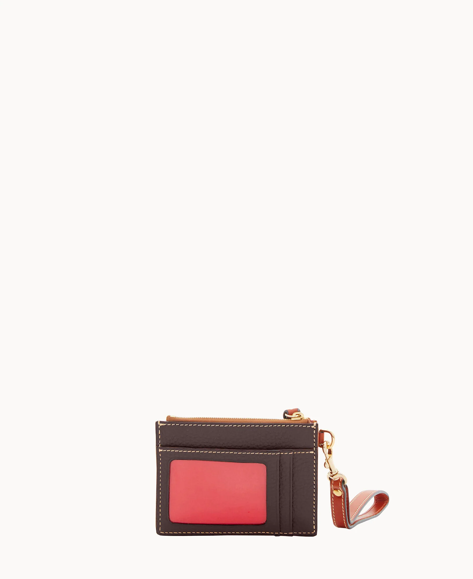 Pebble Grain Zip Top Credit Card Wristlet - Image 99