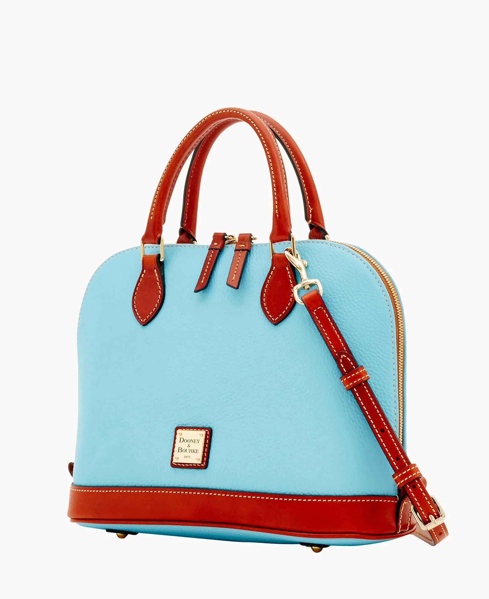 Pebble Grain Zip Zip Satchel - Image 101