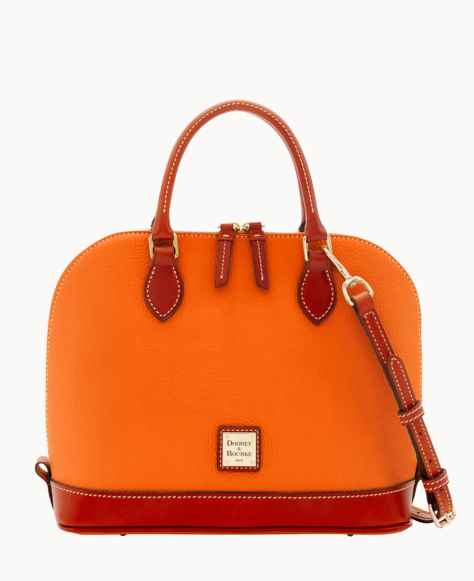 Pebble Grain Zip Zip Satchel - Image 26
