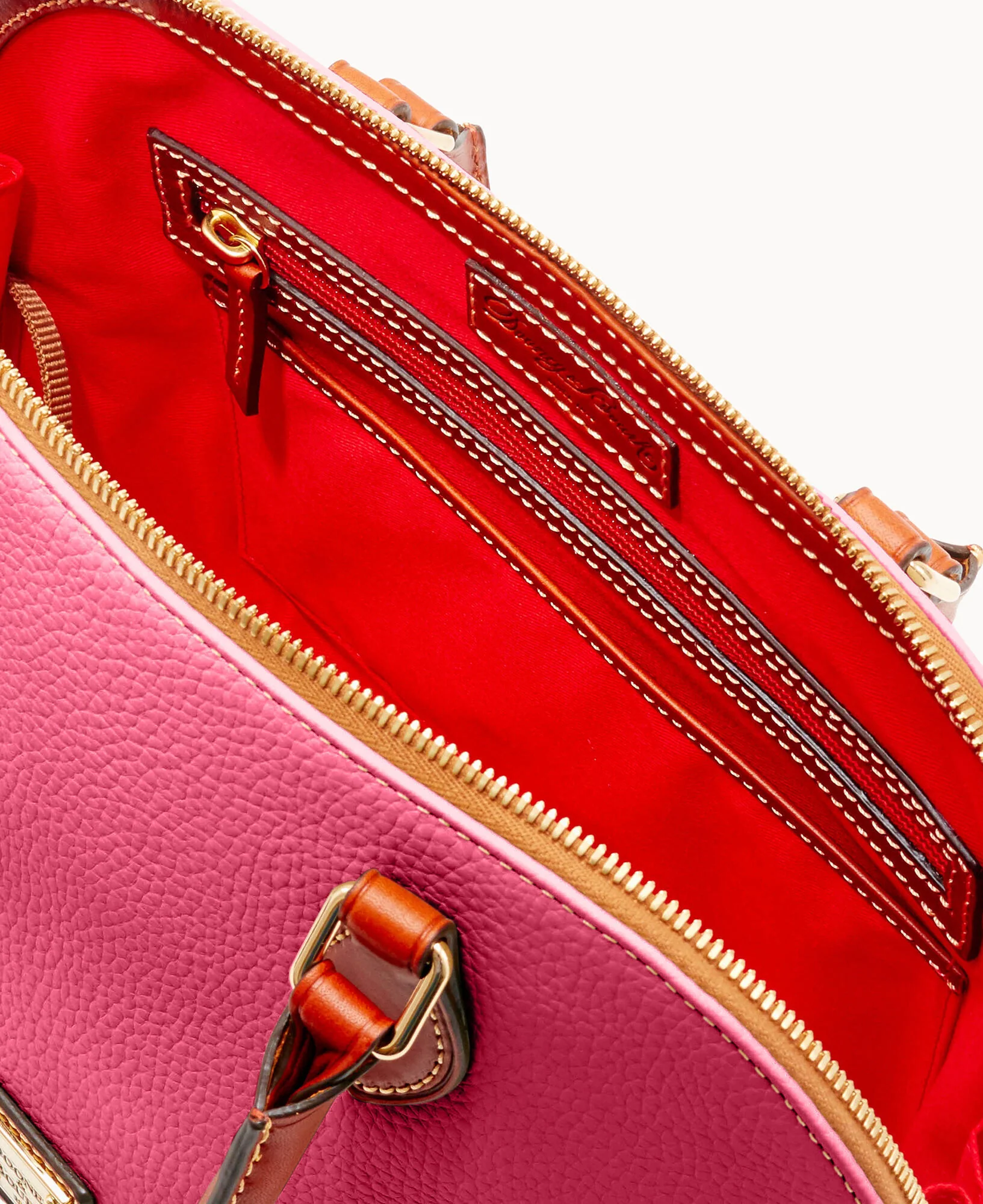 Pebble Grain Zip Zip Satchel - Image 48