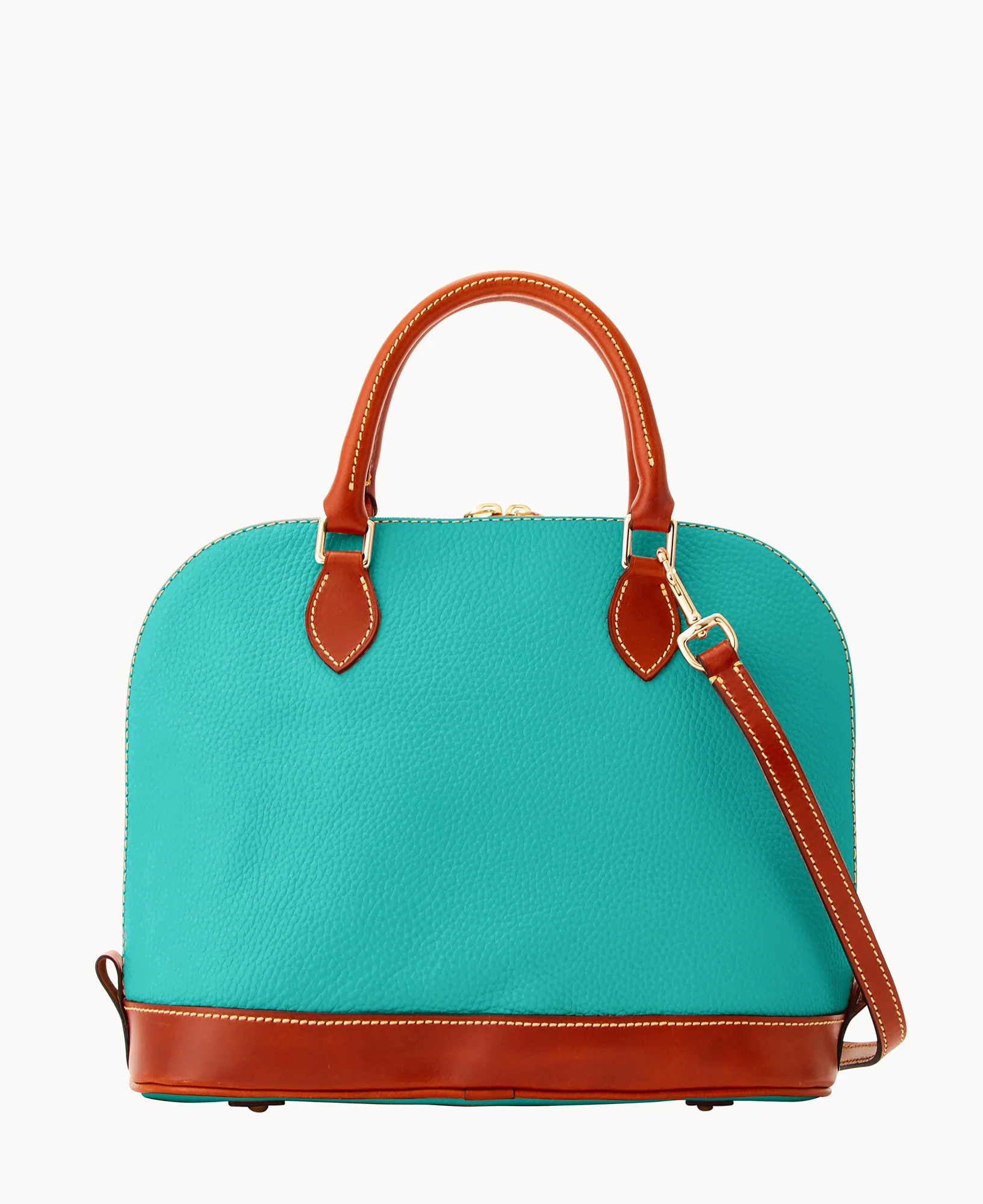 Pebble Grain Zip Zip Satchel - Image 74