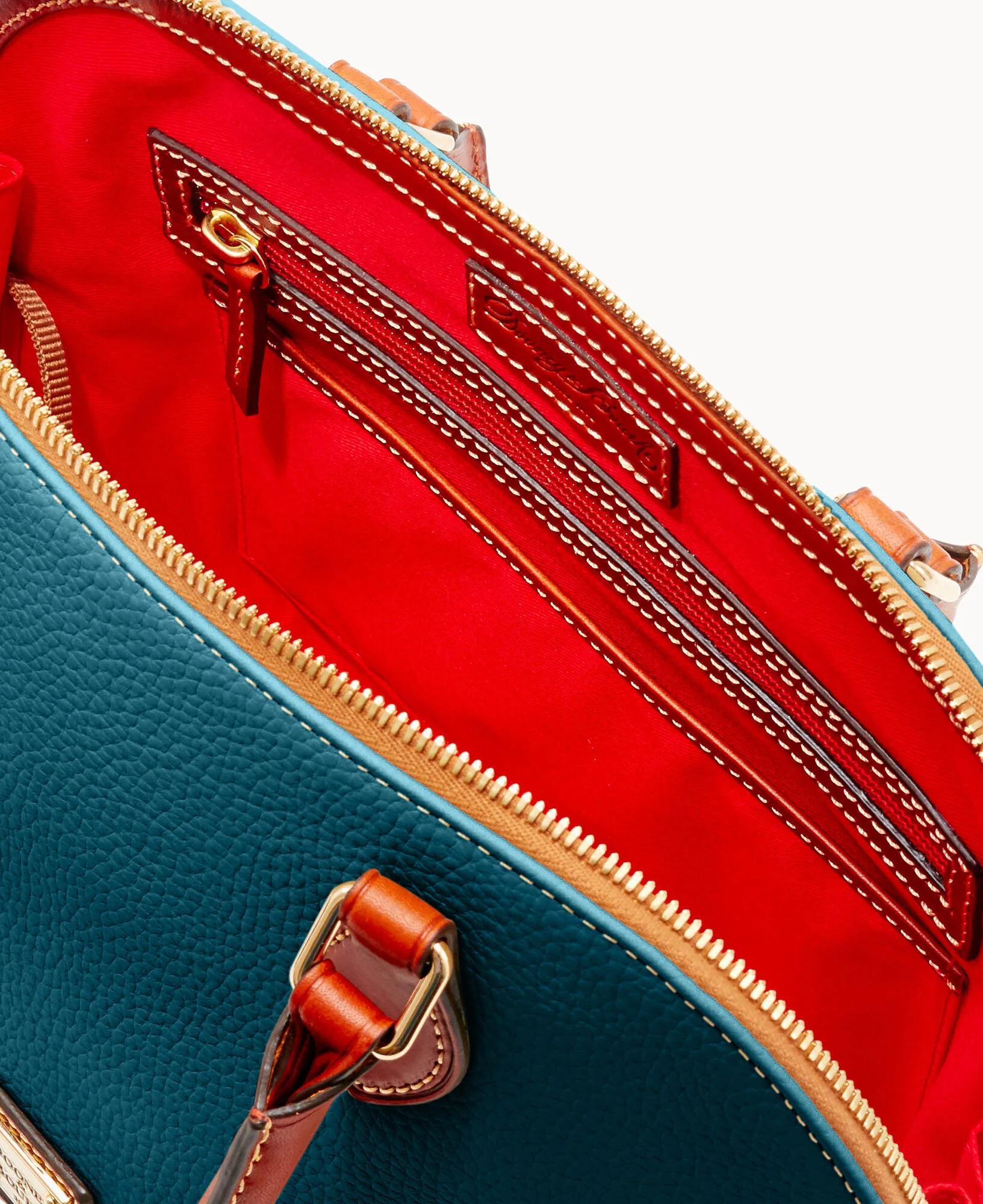 Pebble Grain Zip Zip Satchel - Image 78