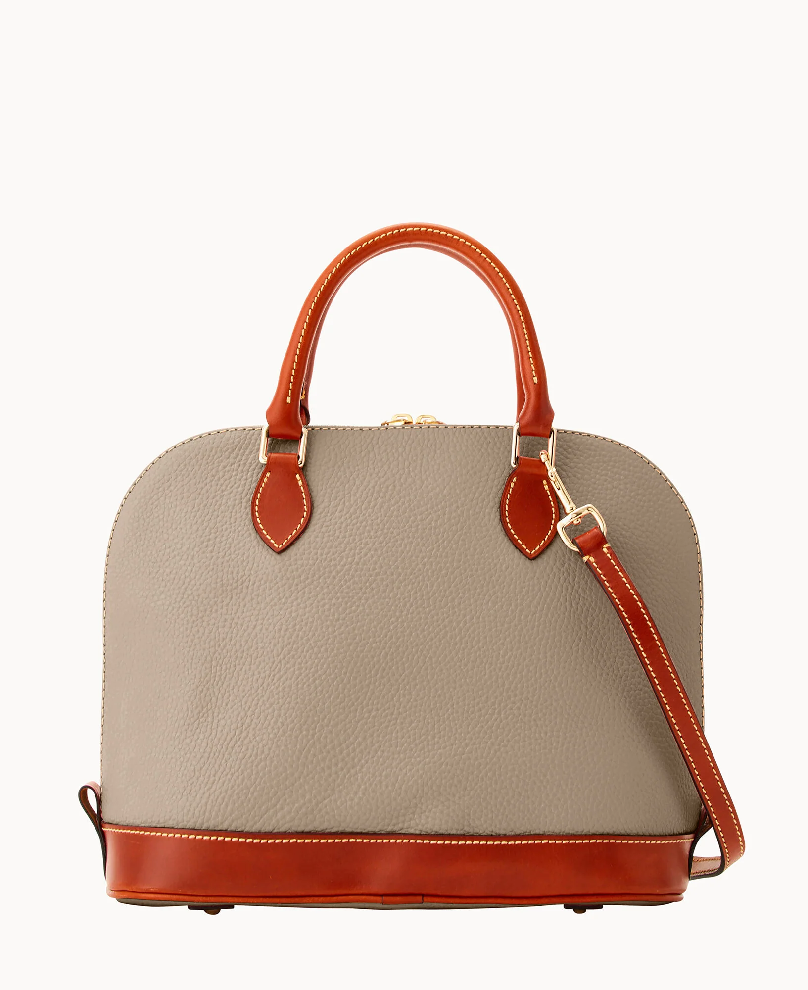 Pebble Grain Zip Zip Satchel - Image 84