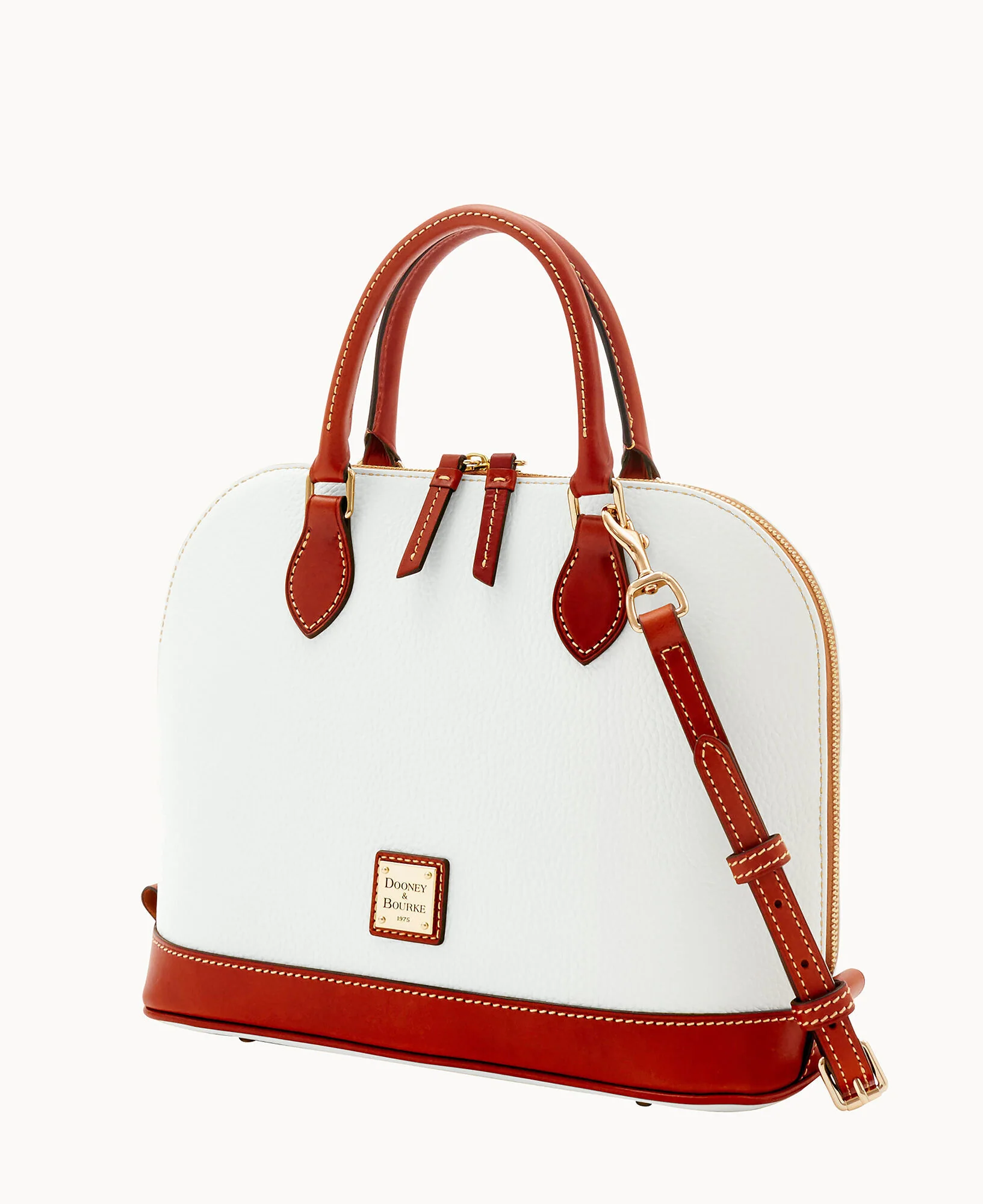 Pebble Grain Zip Zip Satchel - Image 87