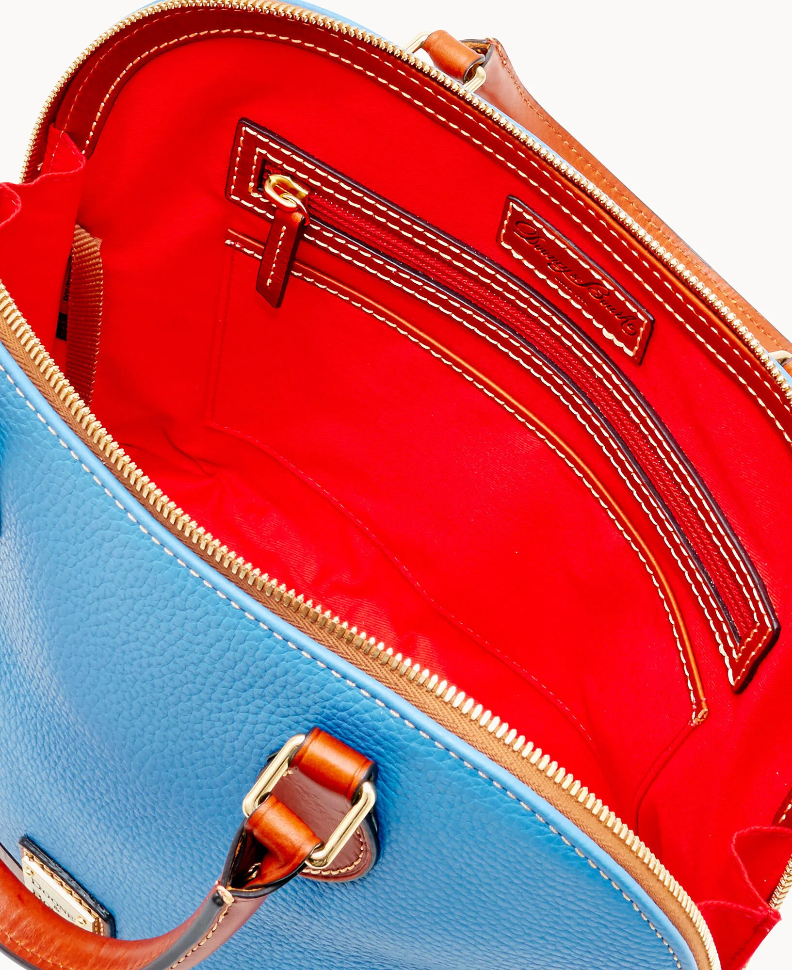 Pebble Grain Zip Zip Satchel - Image 97