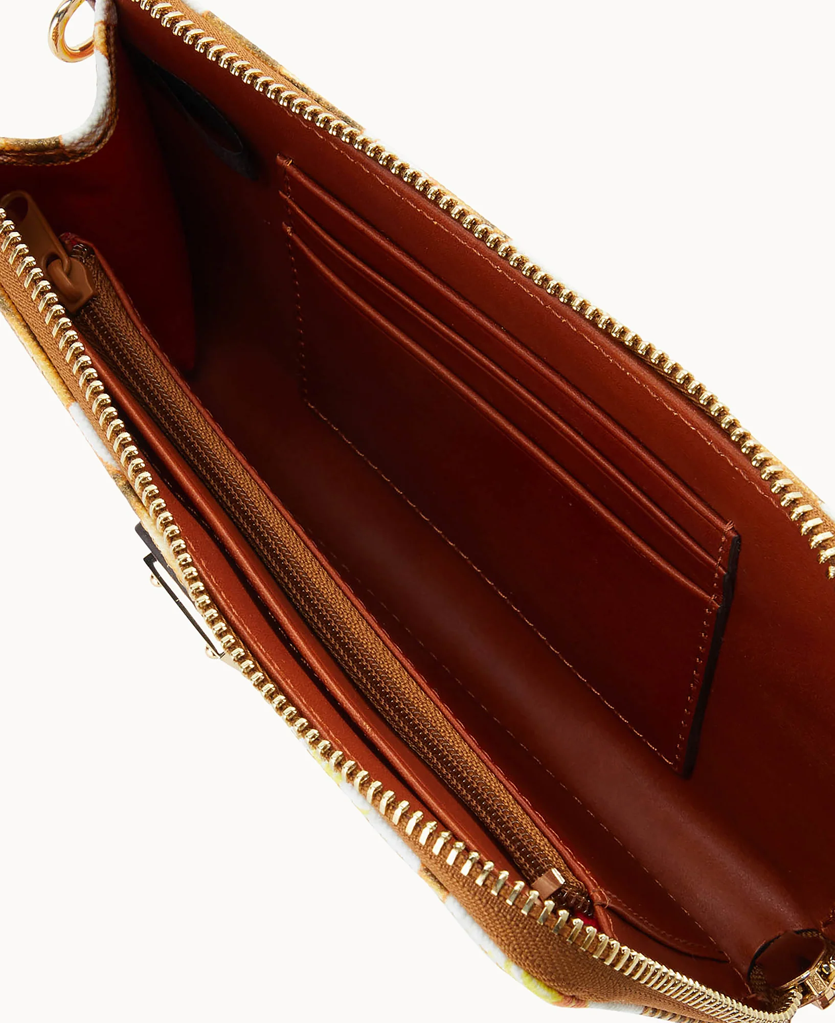 Plumeria Folded Zip Wristlet - Image 6